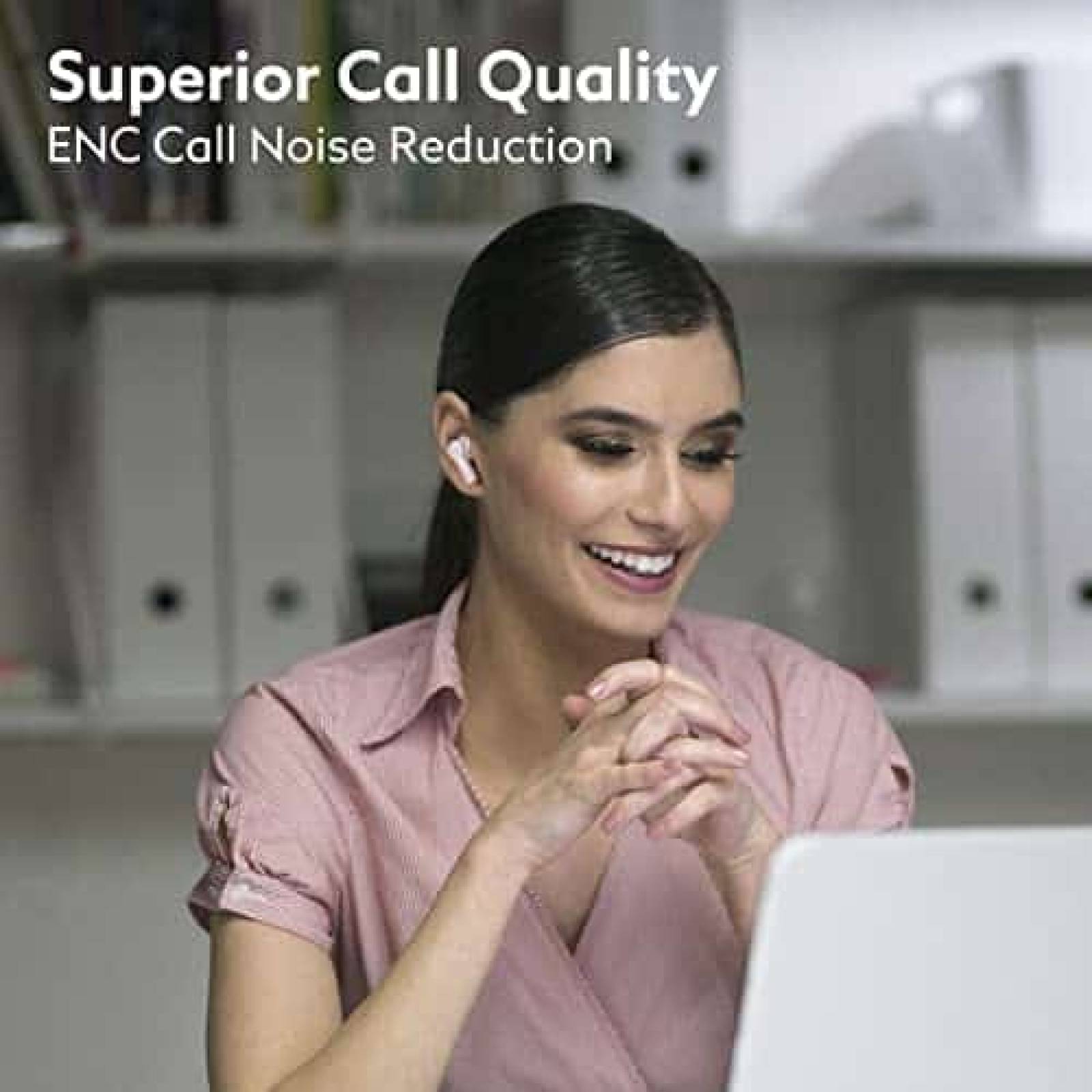 Auriculares QCY T13 Inalambricos Con Control Tactil -Blanco