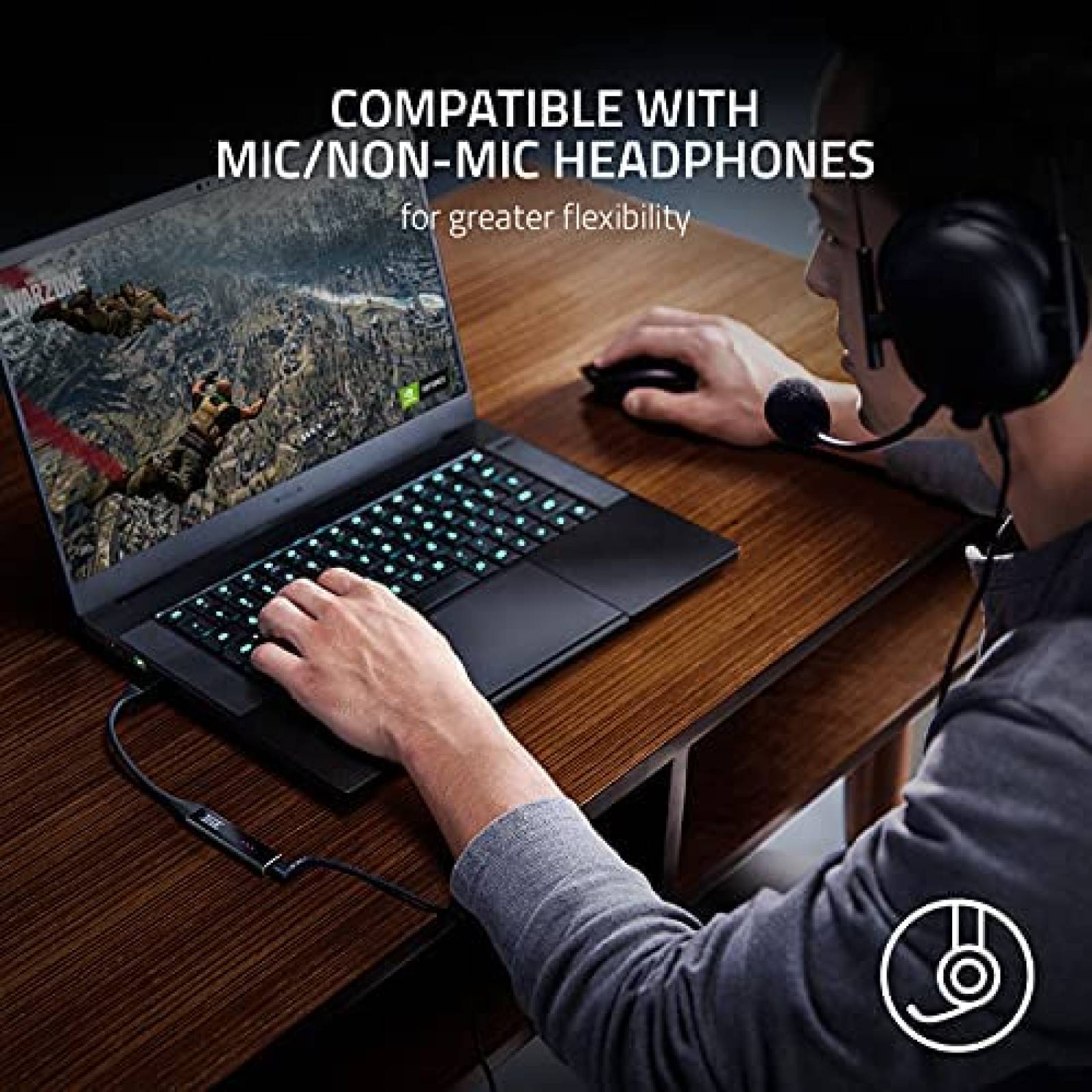 Amplificador de auriculares Razer THX Onyx DAC portatil