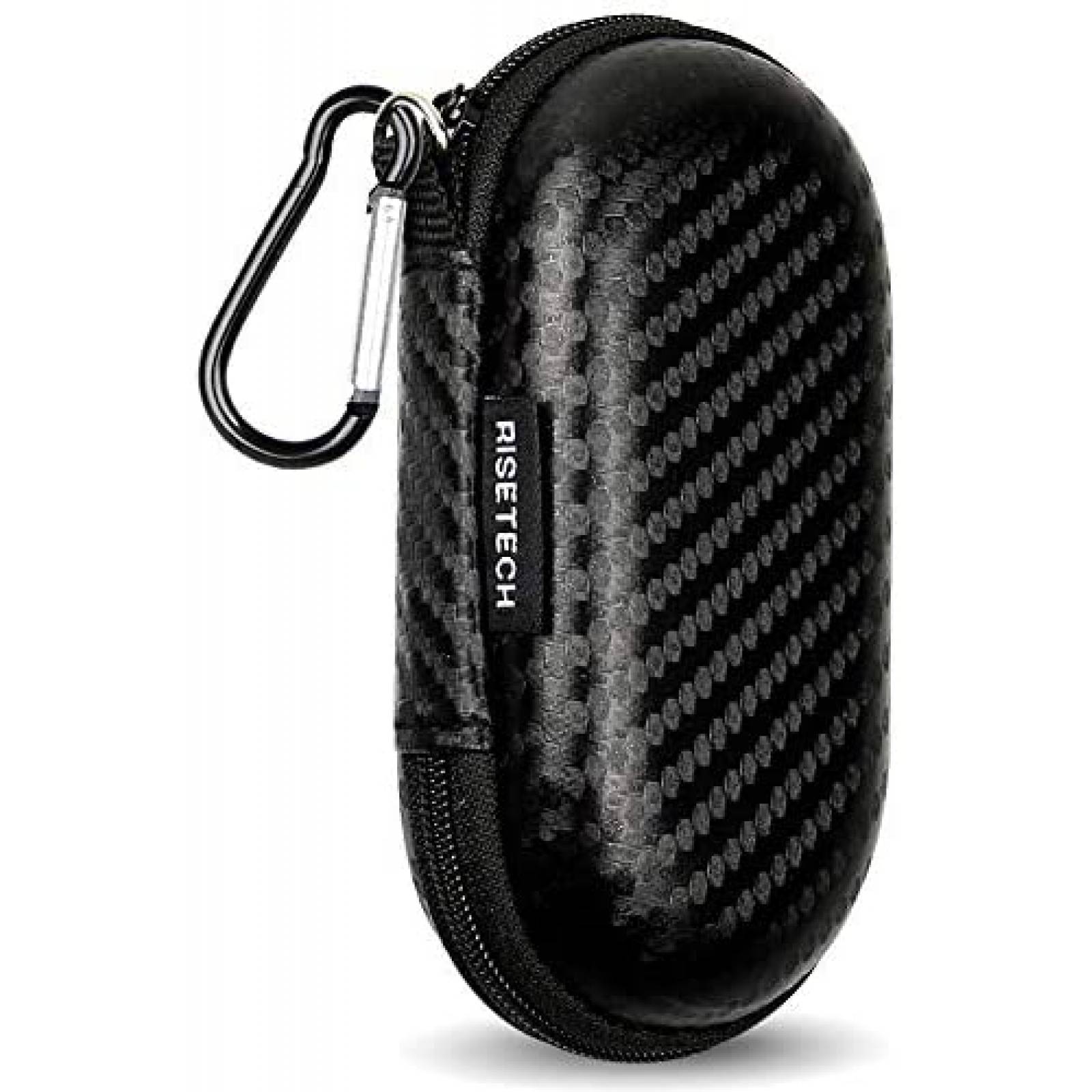Estuche para auriculares RISETECH de transporte -Negro