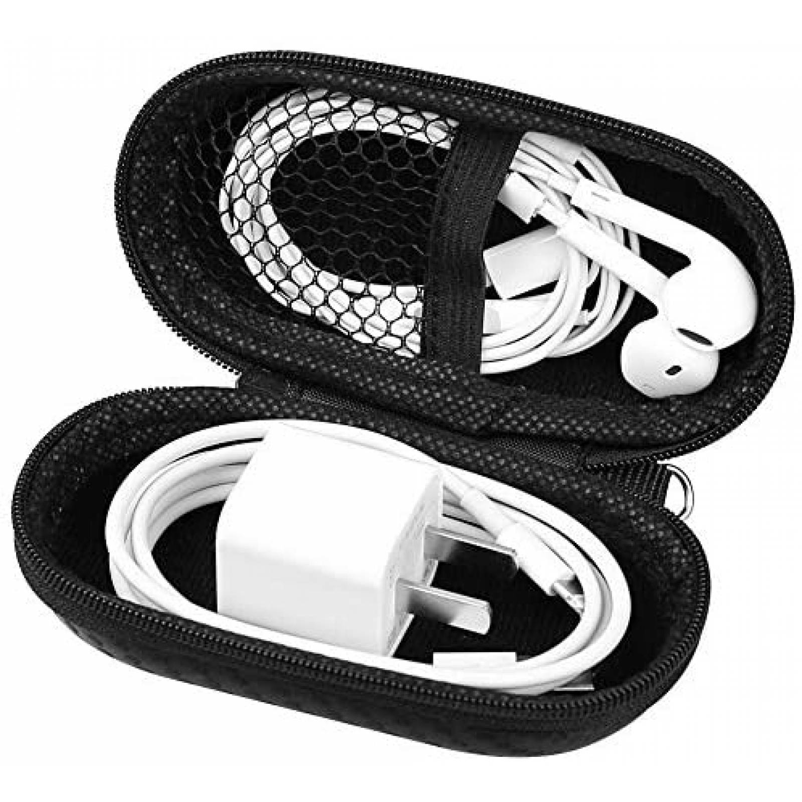 Estuche para auriculares RISETECH de transporte -Negro