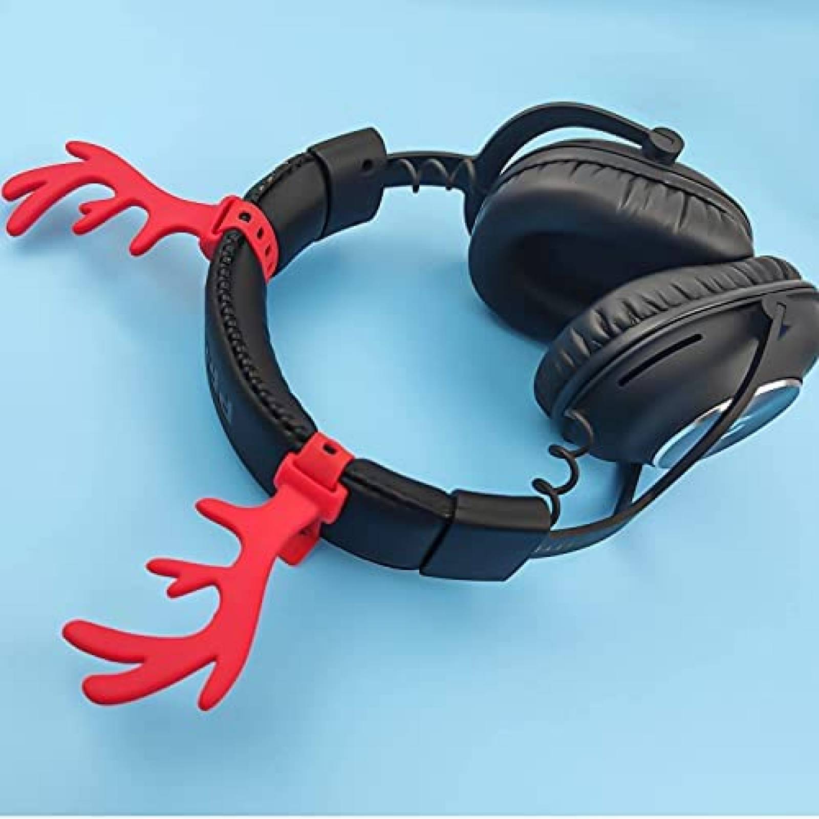 Accesorios para audifonos RUKUHOT Reno/diablo -Rojo/negro