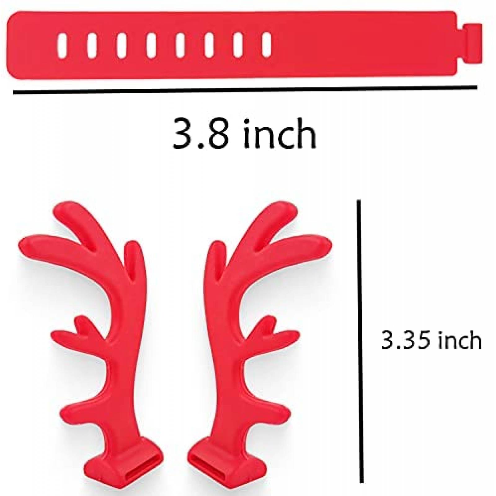 Accesorios para audifonos RUKUHOT Reno/diablo -Rojo/negro