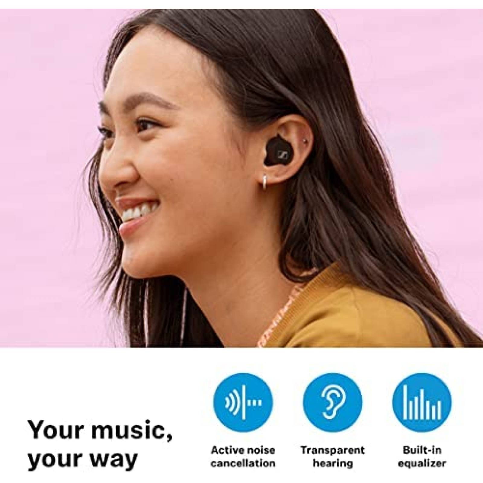 Auriculares intraurales SENNHEISER CX Plus Bluetooth -Negro