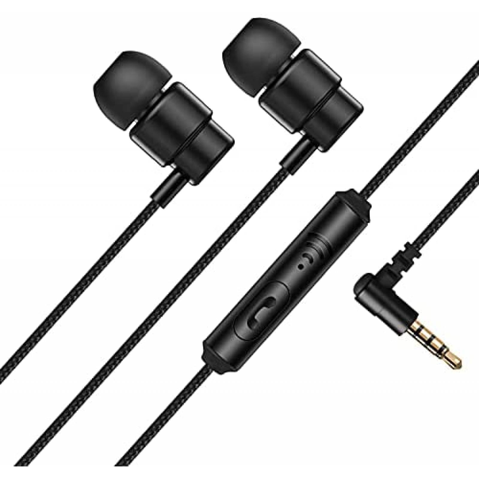 Auriculares ULIX con cable y microfono antienredos -Negro