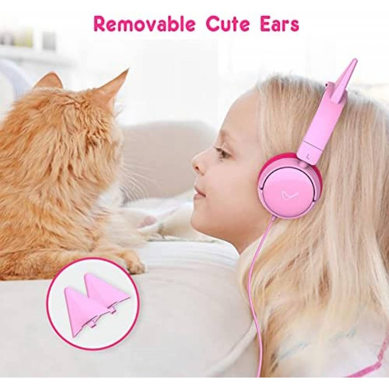 Auriculares vinamass para nios con limitador de volumen
