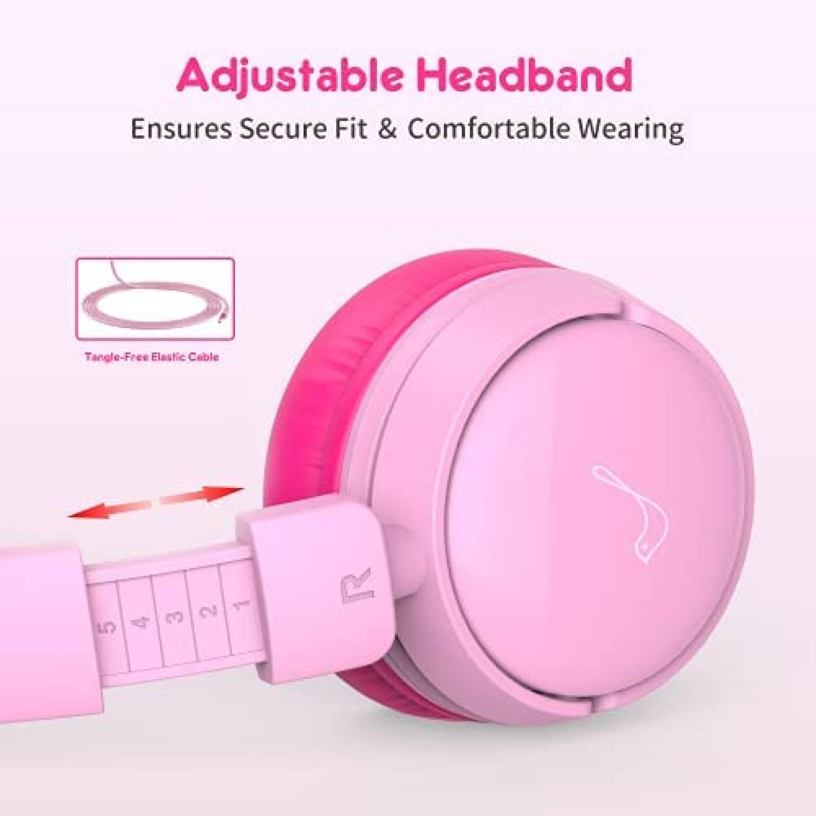 Auriculares vinamass para nios con limitador de volumen
