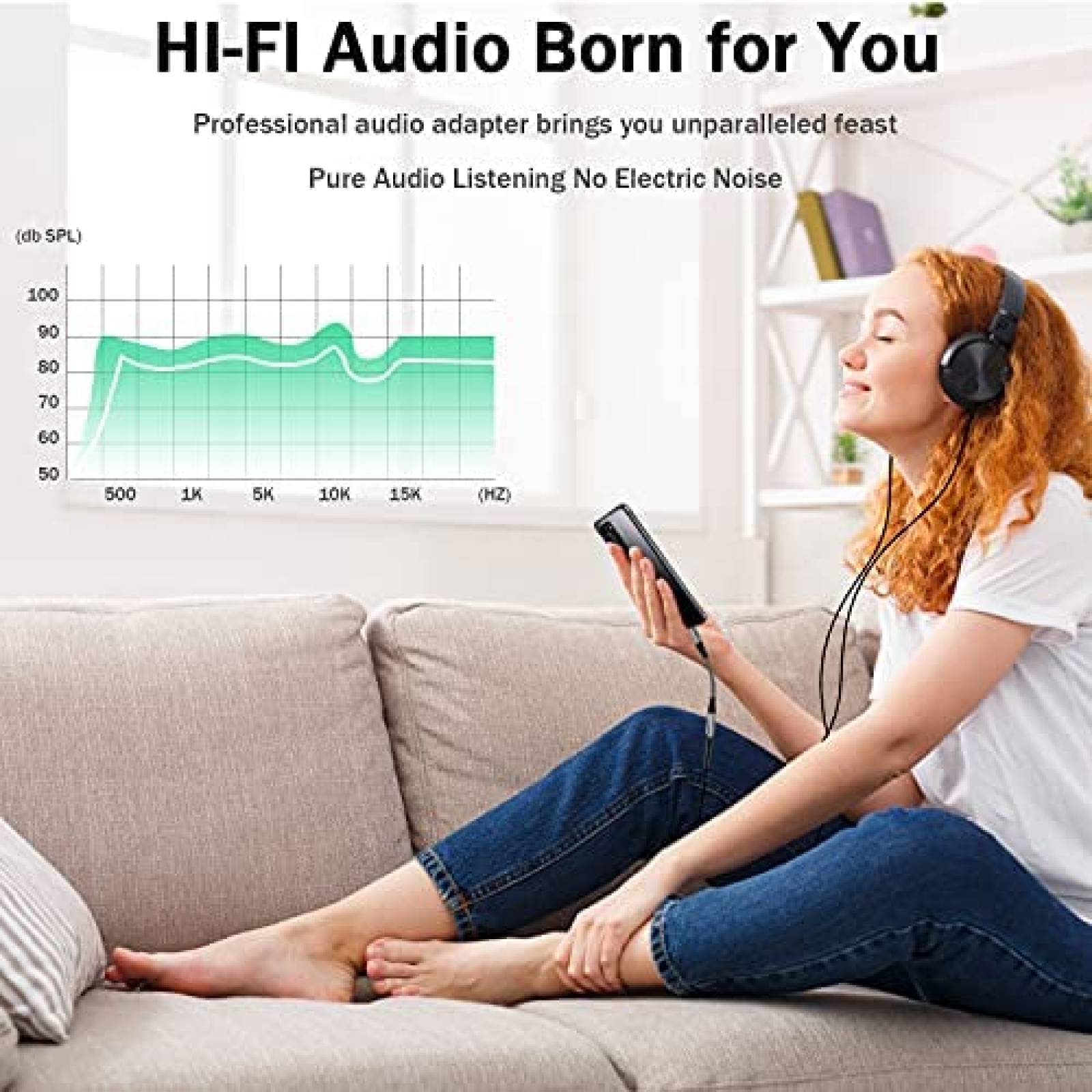 Adaptador de audio YUANBAI USB C para Samsung S21 Ultra S20