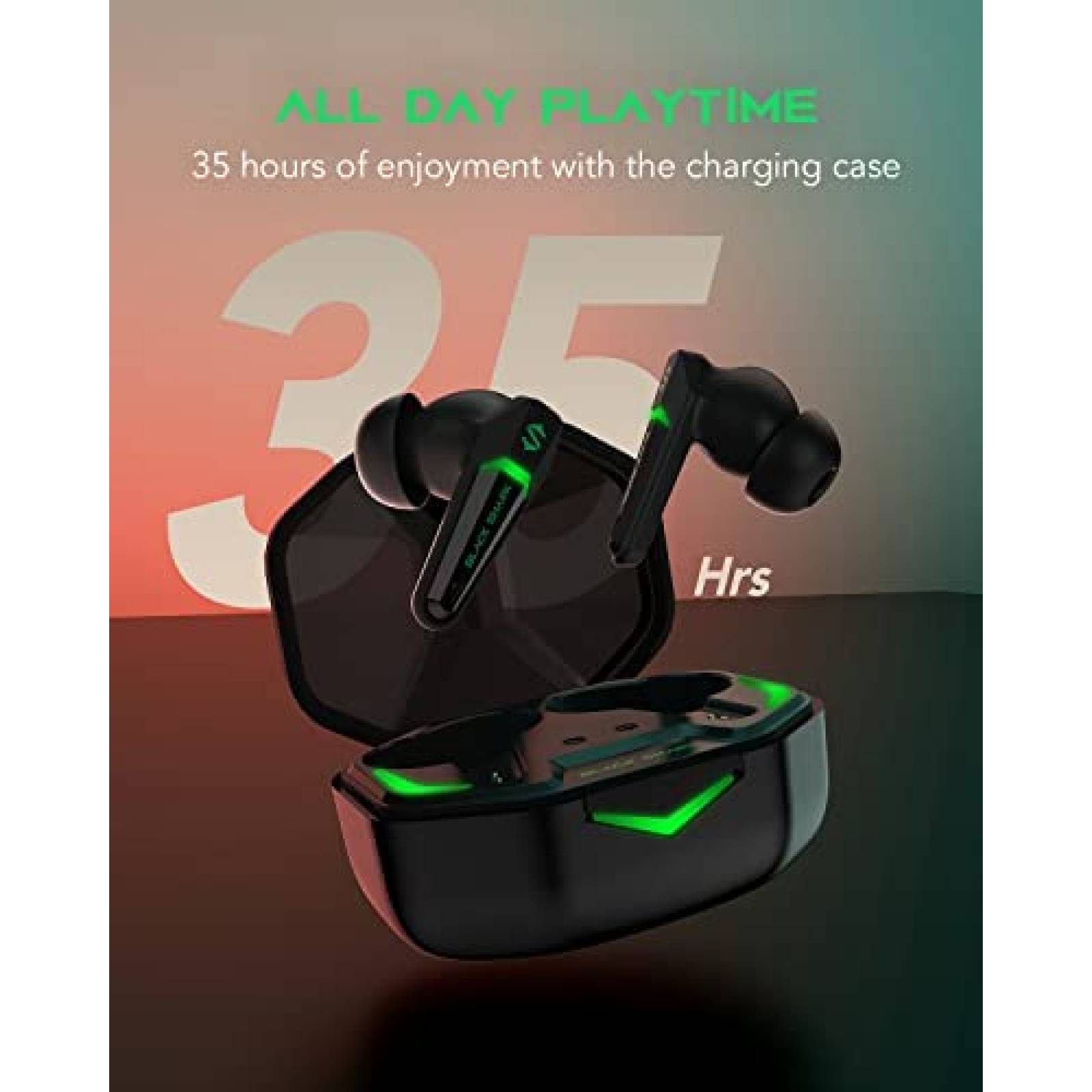 Audifonos Black Shark Lucifer T1 Inalambrico 35H -Negro