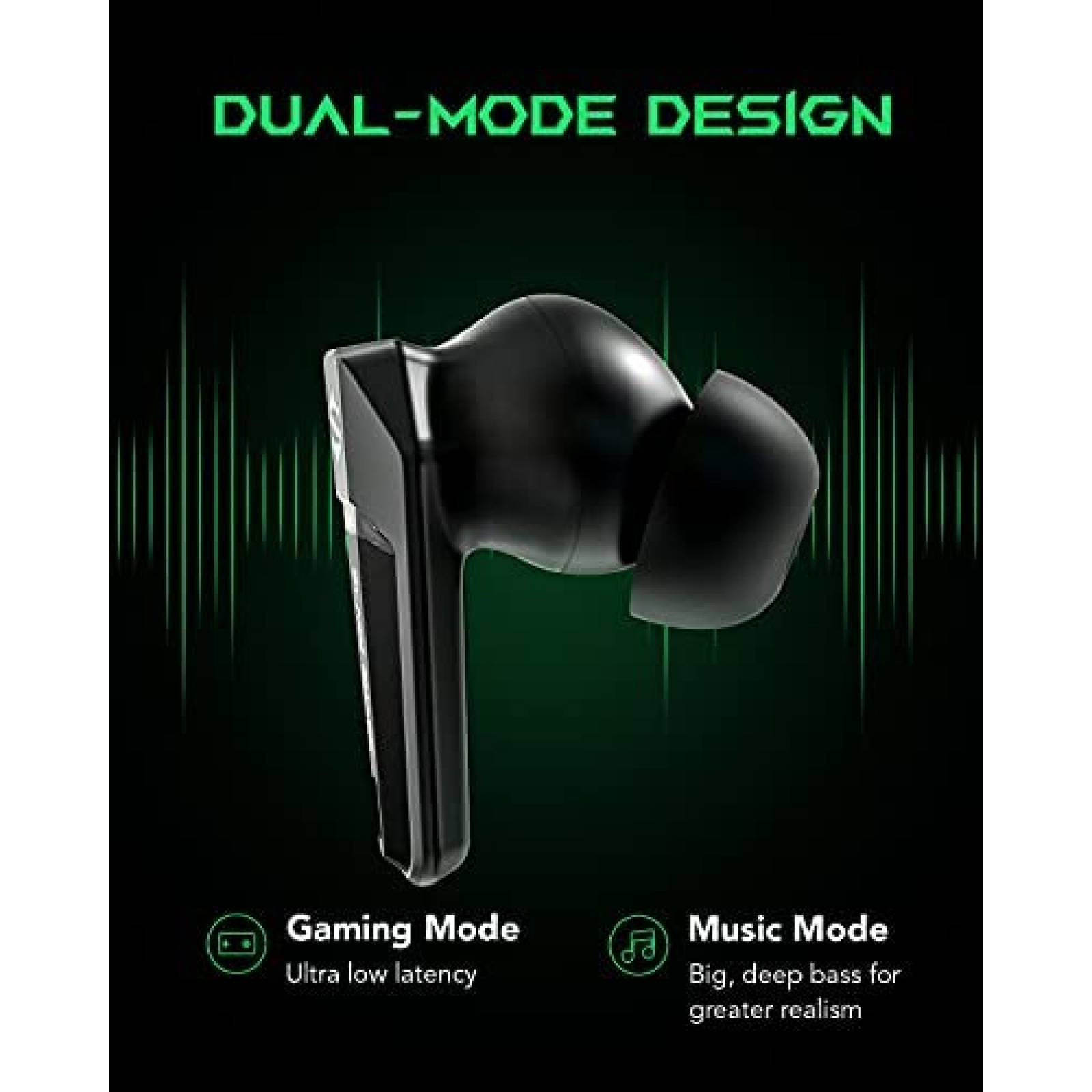 Audifonos Black Shark Lucifer T1 Inalambrico 35H -Negro