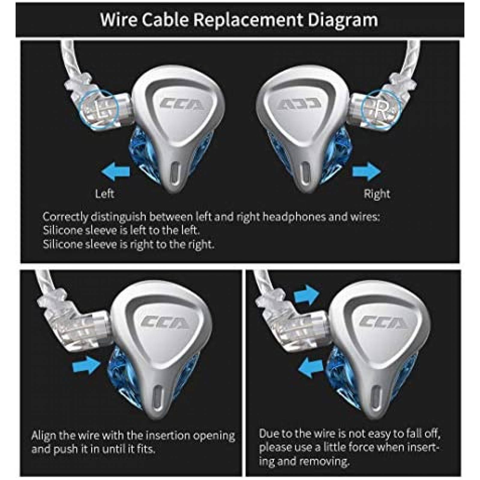 Audifonos Inalambricos CCA CSN Alambre de Aleacion de Zinc
