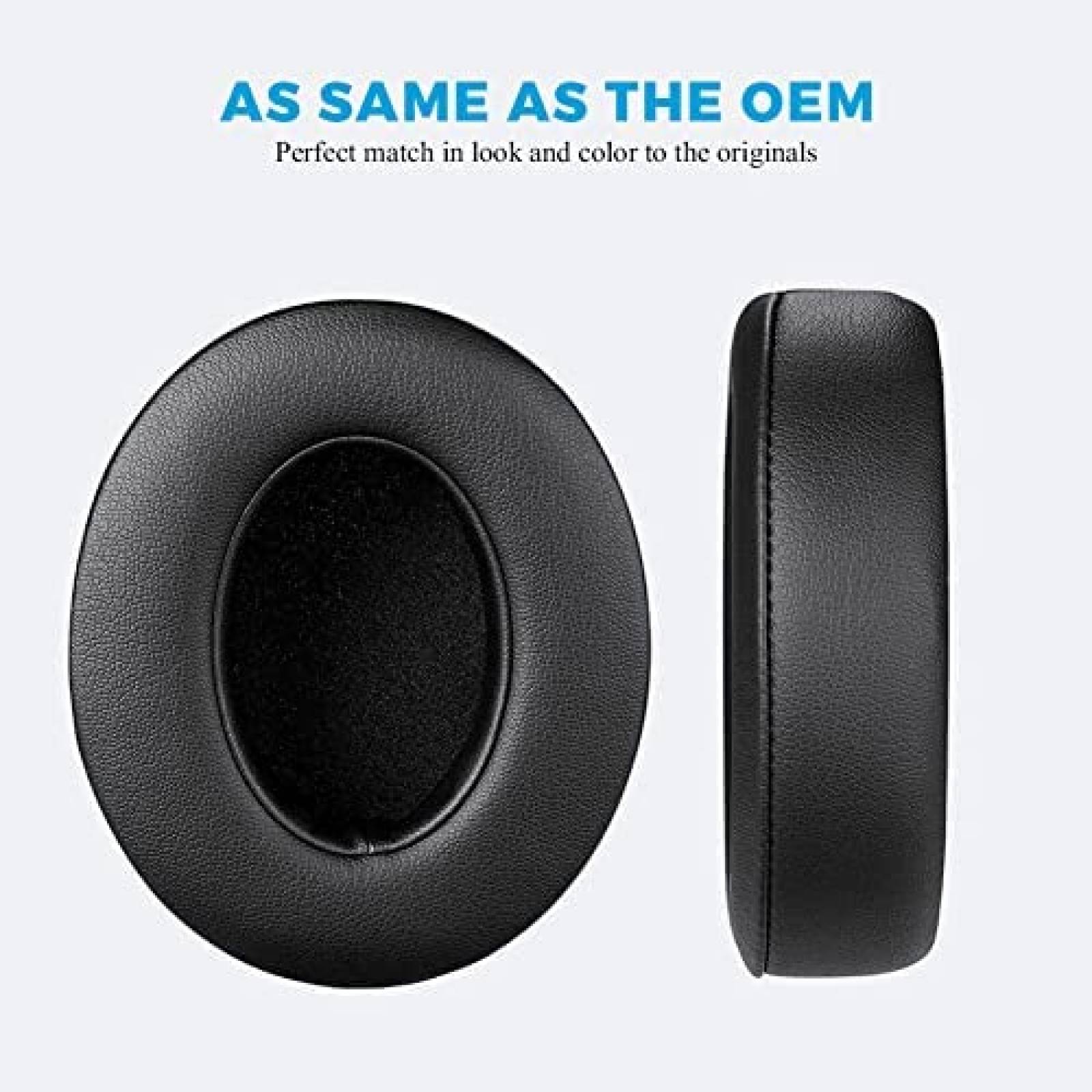 Almohadillas para Beats Studio 3 Esen sobre el oido -Negro