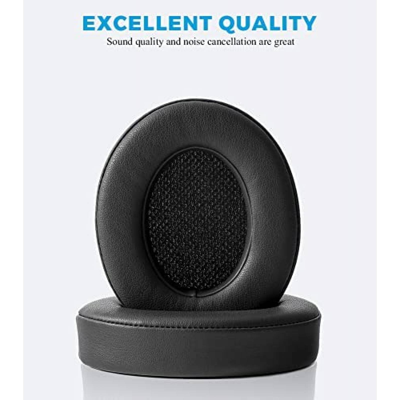 Almohadillas para Beats Studio 3 Esen sobre el oido -Negro