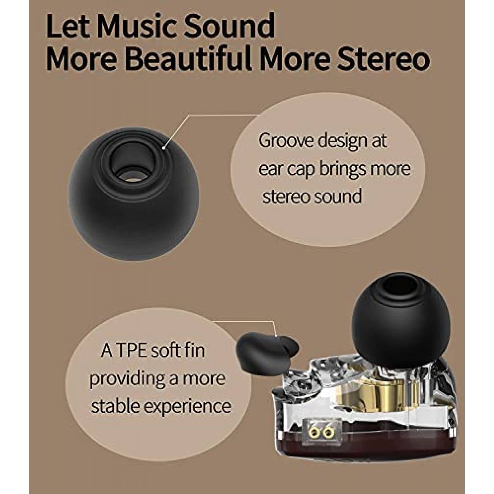 Audifonos EZ EAR con Cancelacion de Ruido para Musicos -Cafe