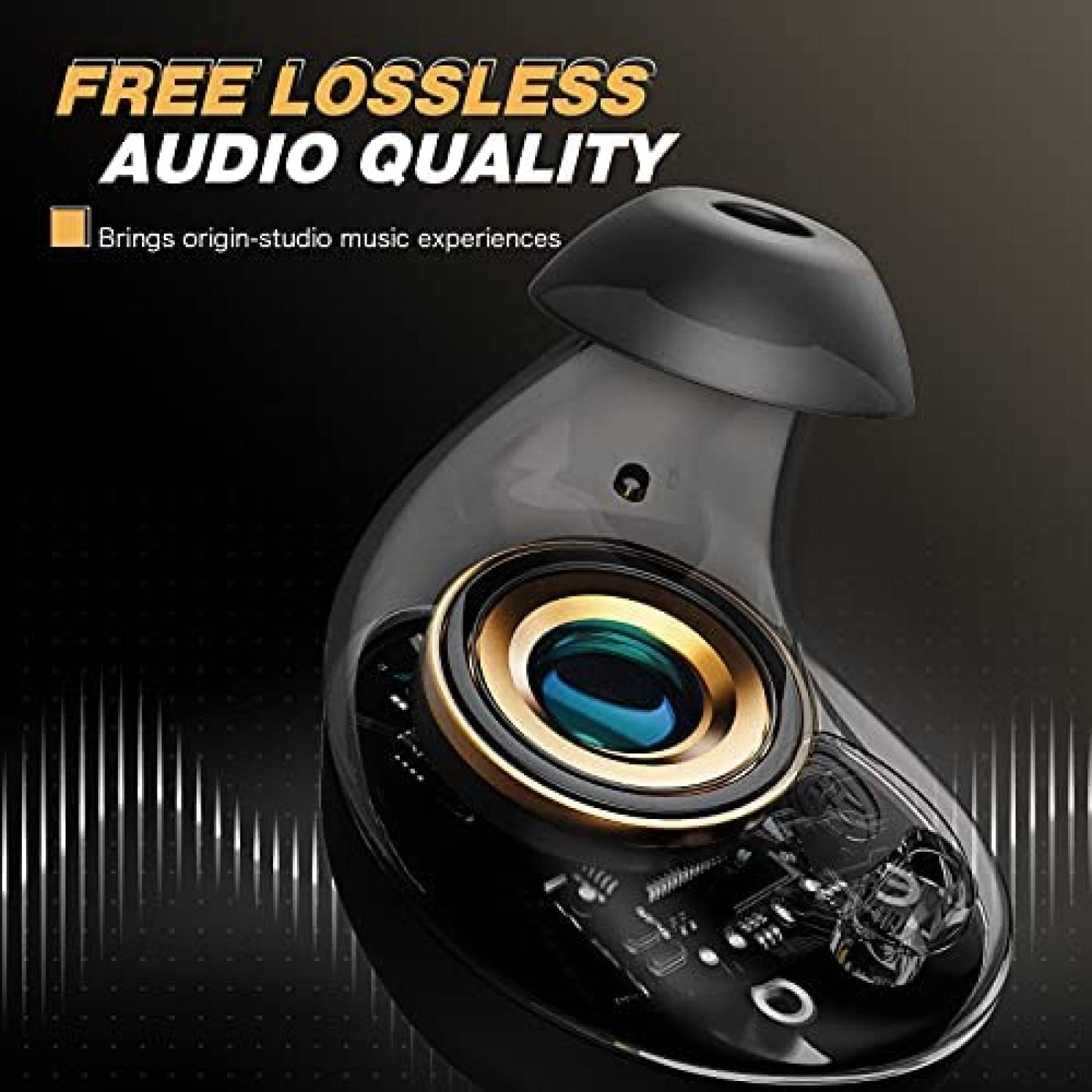 Audifonos inalambricos F FINDZON contra agua -Negro