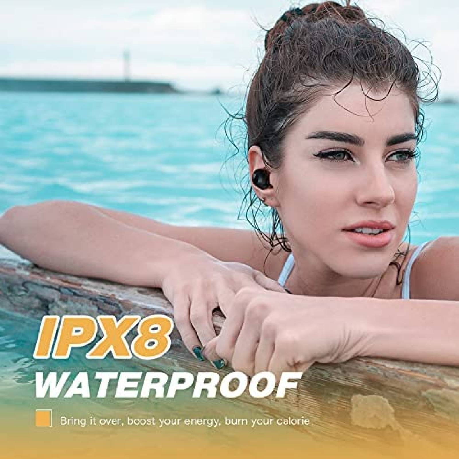 Audifonos inalambricos F FINDZON contra agua -Negro