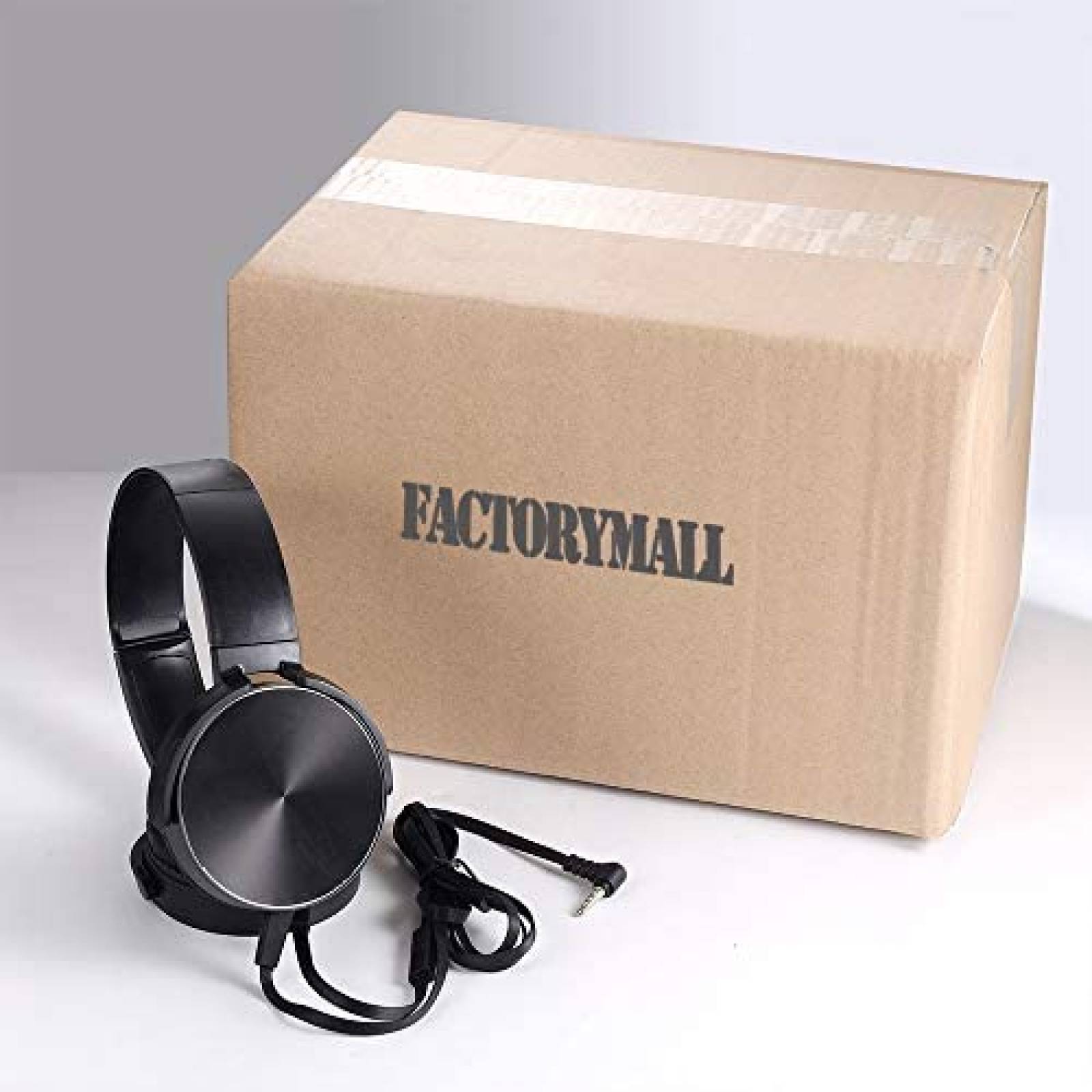 Audifonos de Diadema Factorymall Jack 3.5mm 5 pzs -Negro