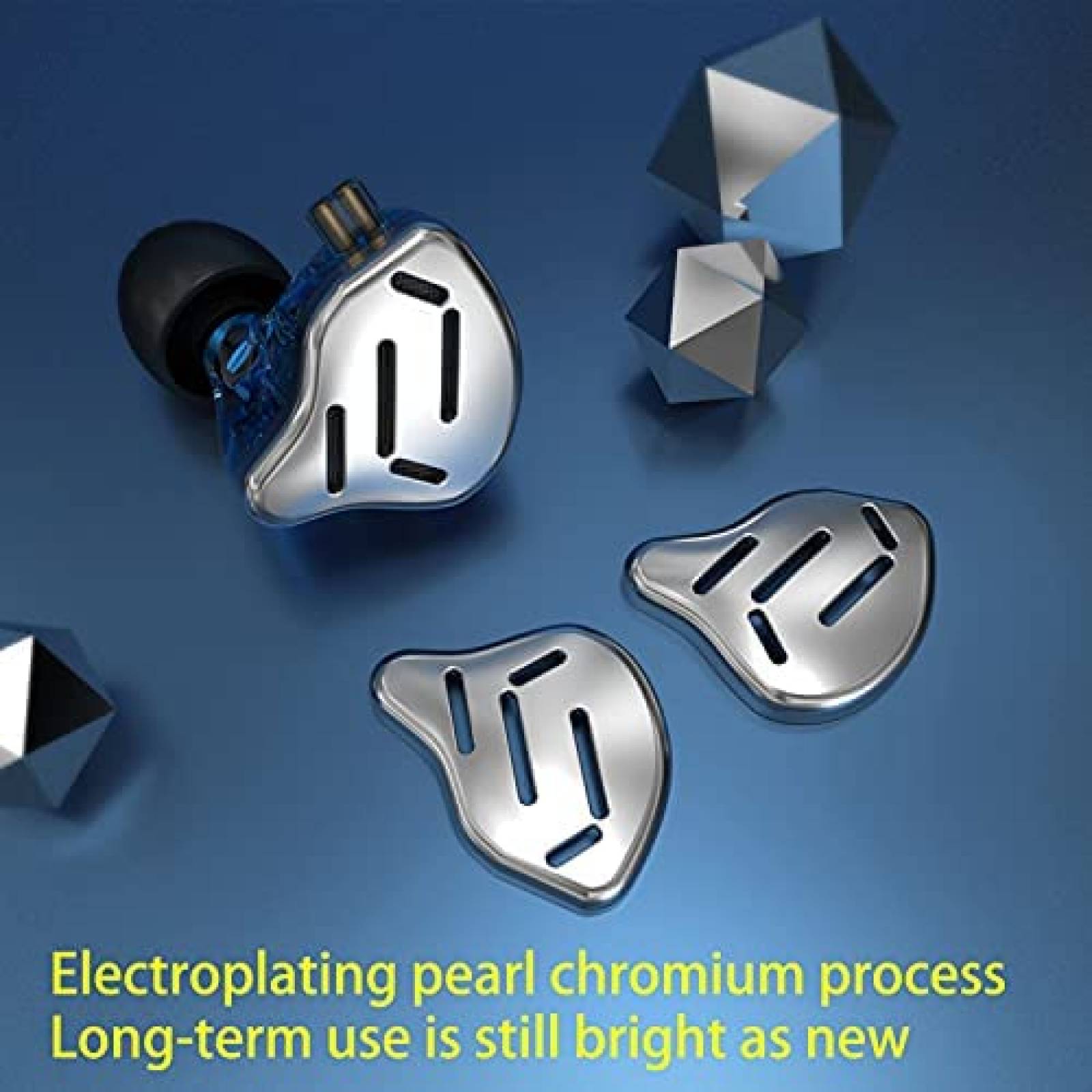 Audifonos G.K KZ Zax de Diafragma PEK 10 mm -Negro