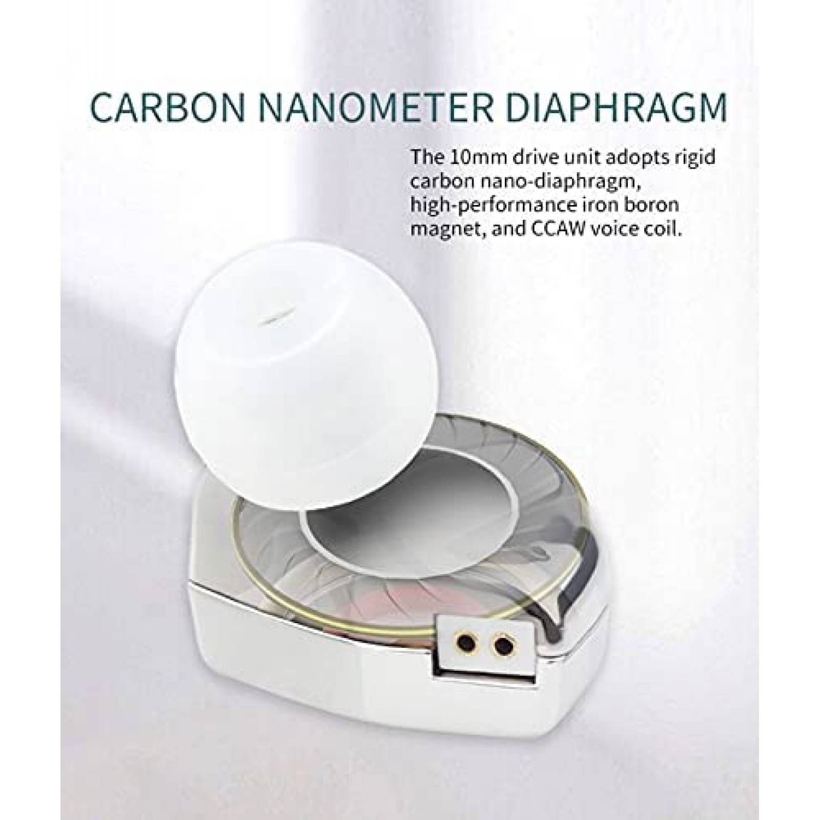 Audifonos alambricos H HIFIHEAR Hzsound microfono -Plateado