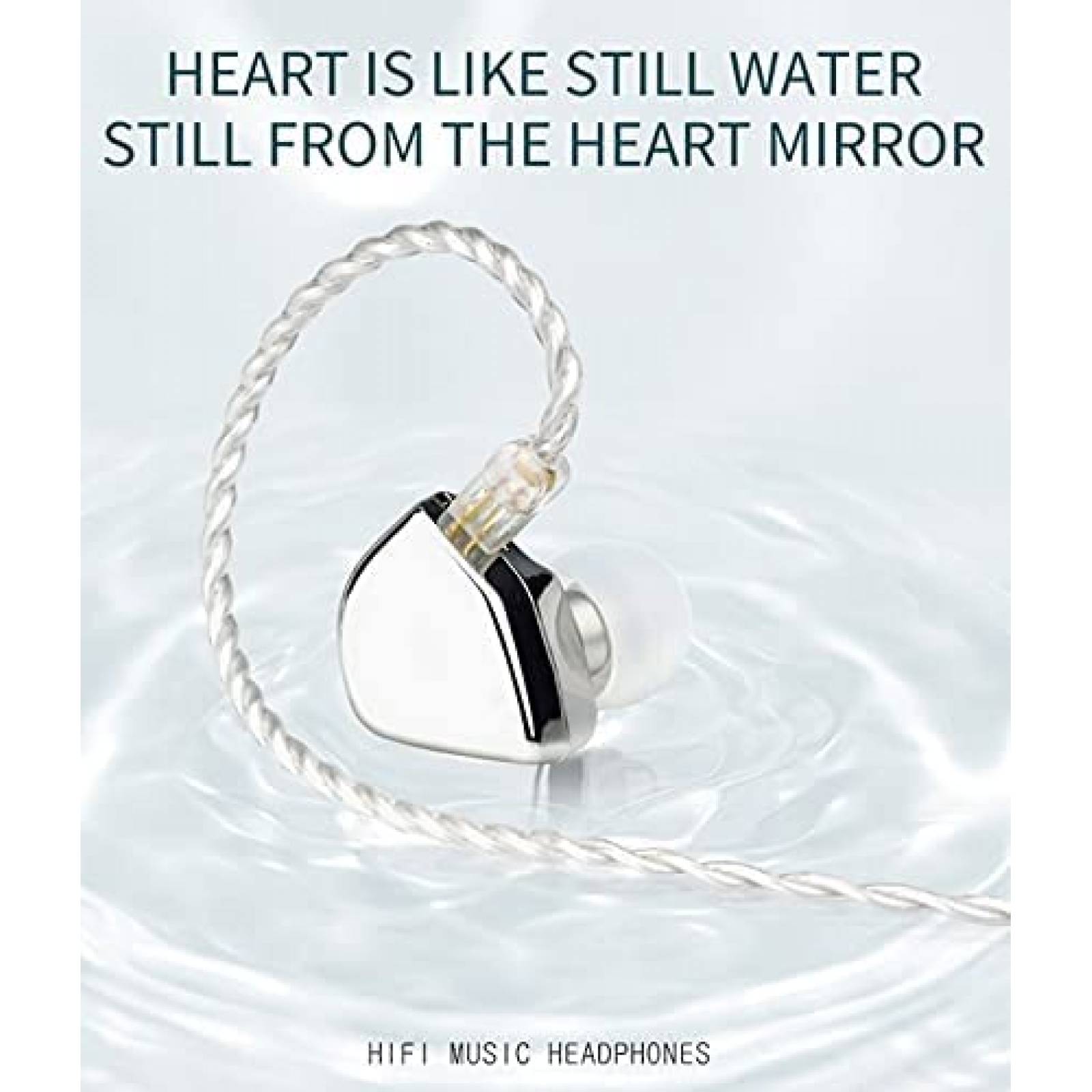 Audifonos alambricos H HIFIHEAR Hzsound microfono -Plateado