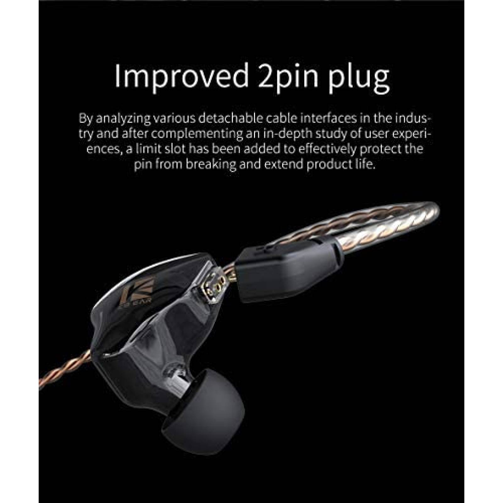 Auriculares HIFIHEAR KBear KS1 Hifi con Microfono -Blanco