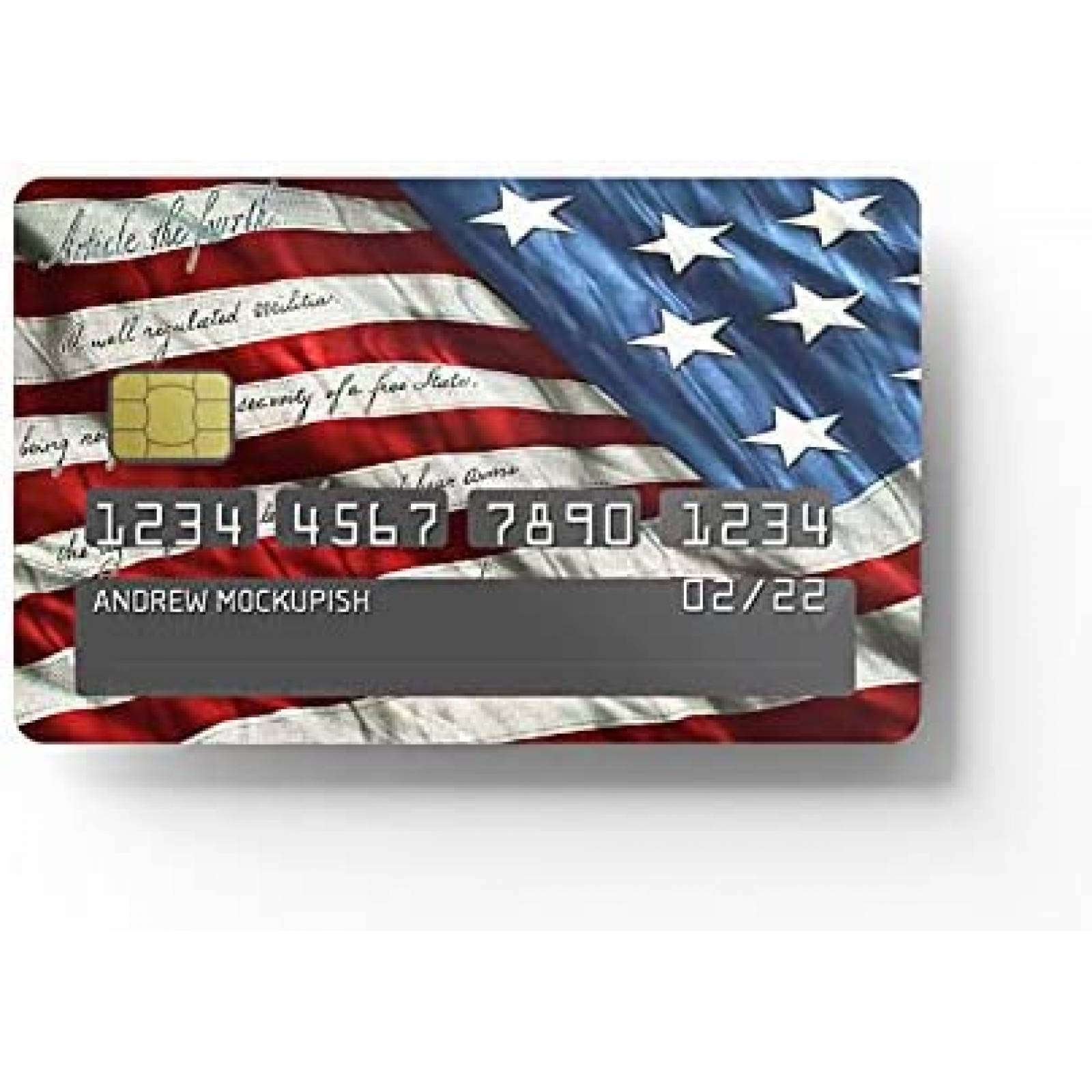 Cubierta HK Studio Bandera Estados Unidos para Tarjeta