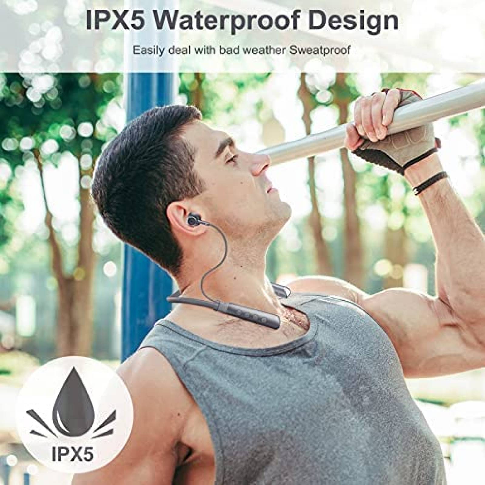 Audifonos Inalambricos HTC Resistentes al Agua -Gris