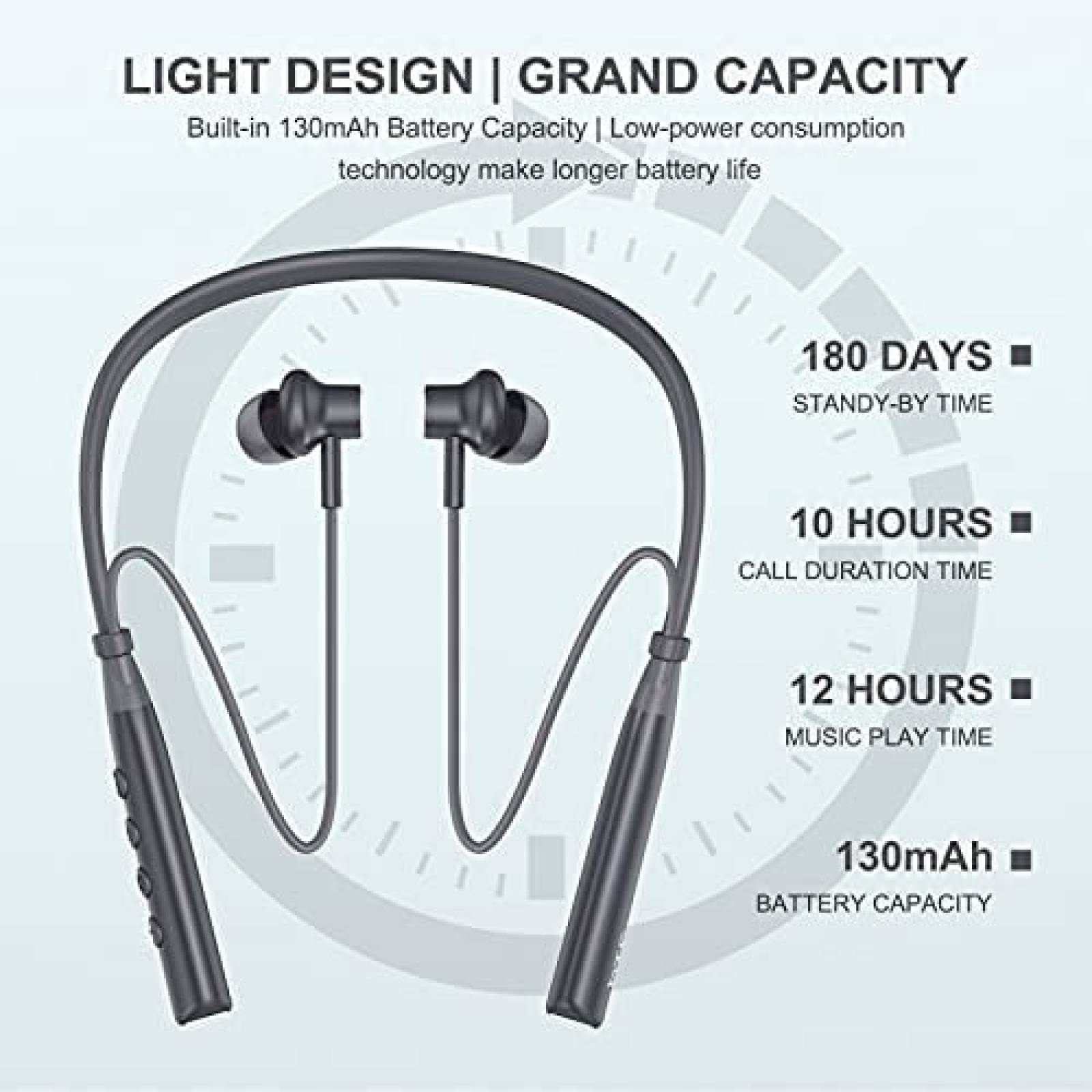 Audifonos Inalambricos HTC Resistentes al Agua -Gris