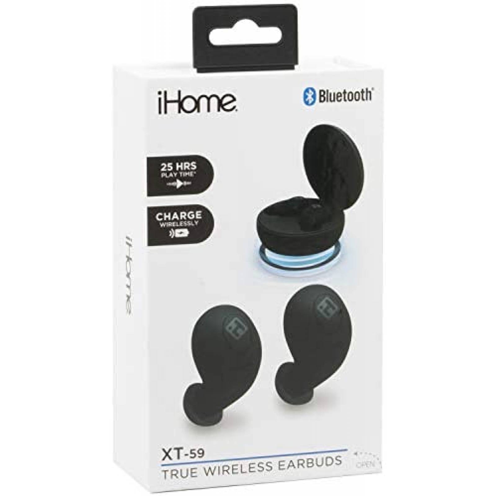 Auriculares iHome XT-59 Inalambricos Earbuds -Negro