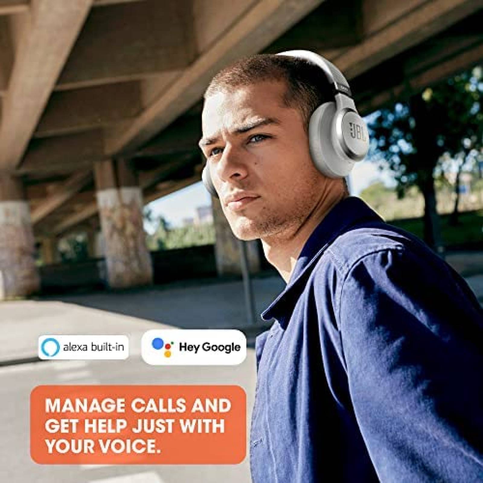 Audifonos Inalambricos JBL Live 660NC 50H de Bateria -Blanco