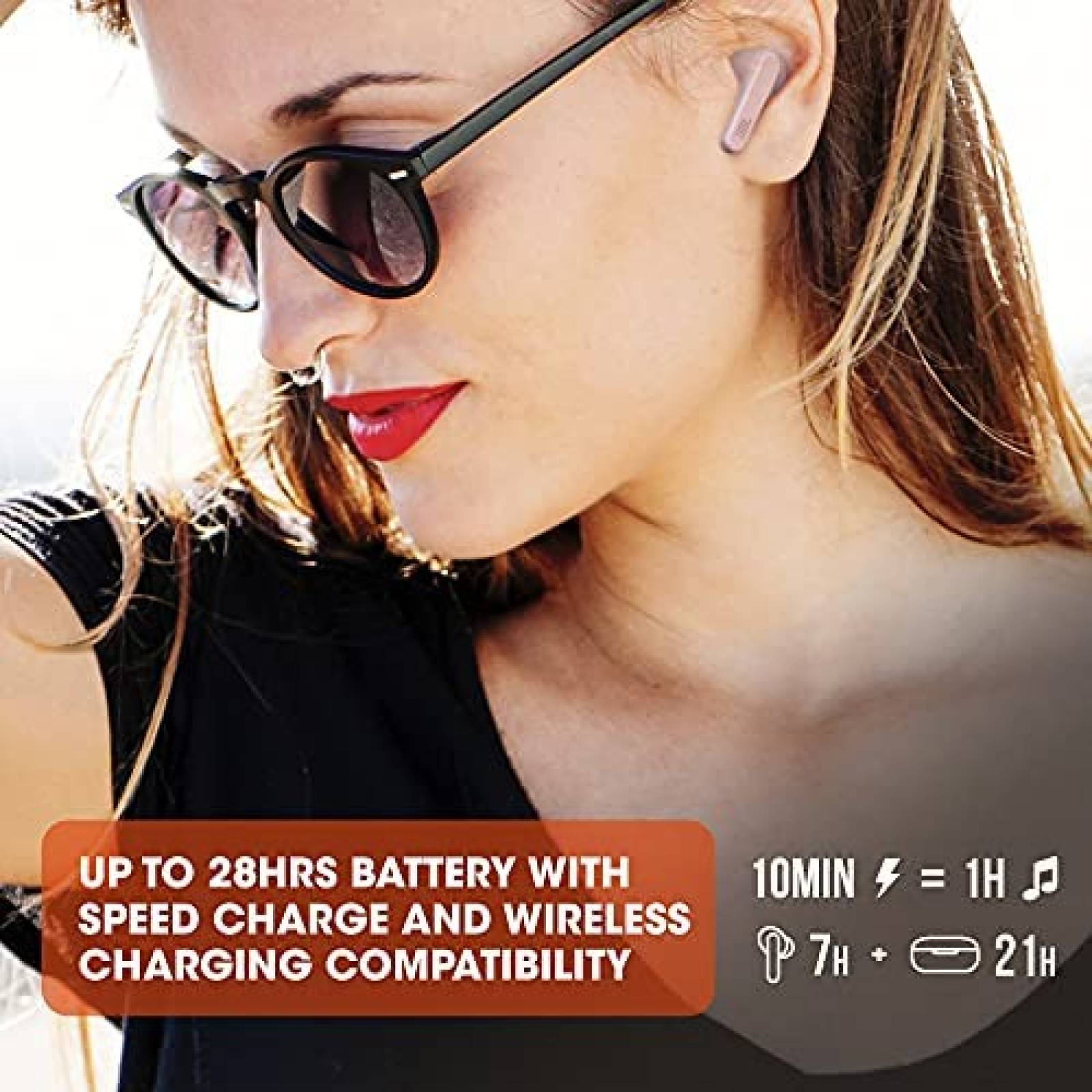 Audifonos JBL Live Pro+ TWS IPX4 28H de Bateria -Rosa