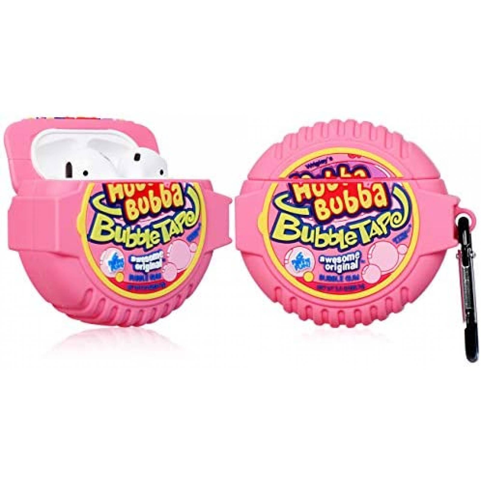 Funda para Airpod 1 y 2 Joyleop Bubble Gum de silicona -Rosa