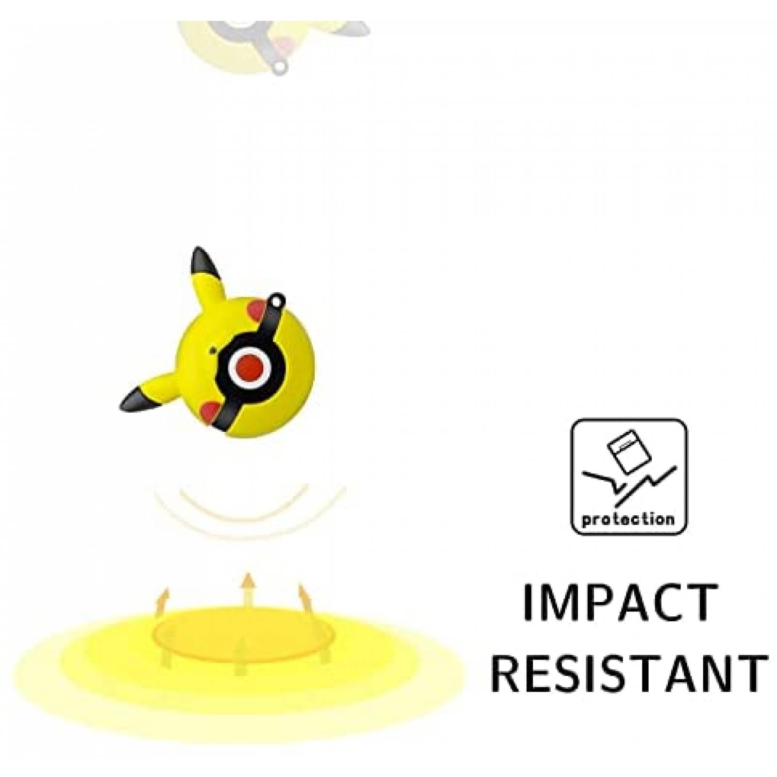 Funda KCY Technology Pikachu Compatible Con Airpod 1 y 2