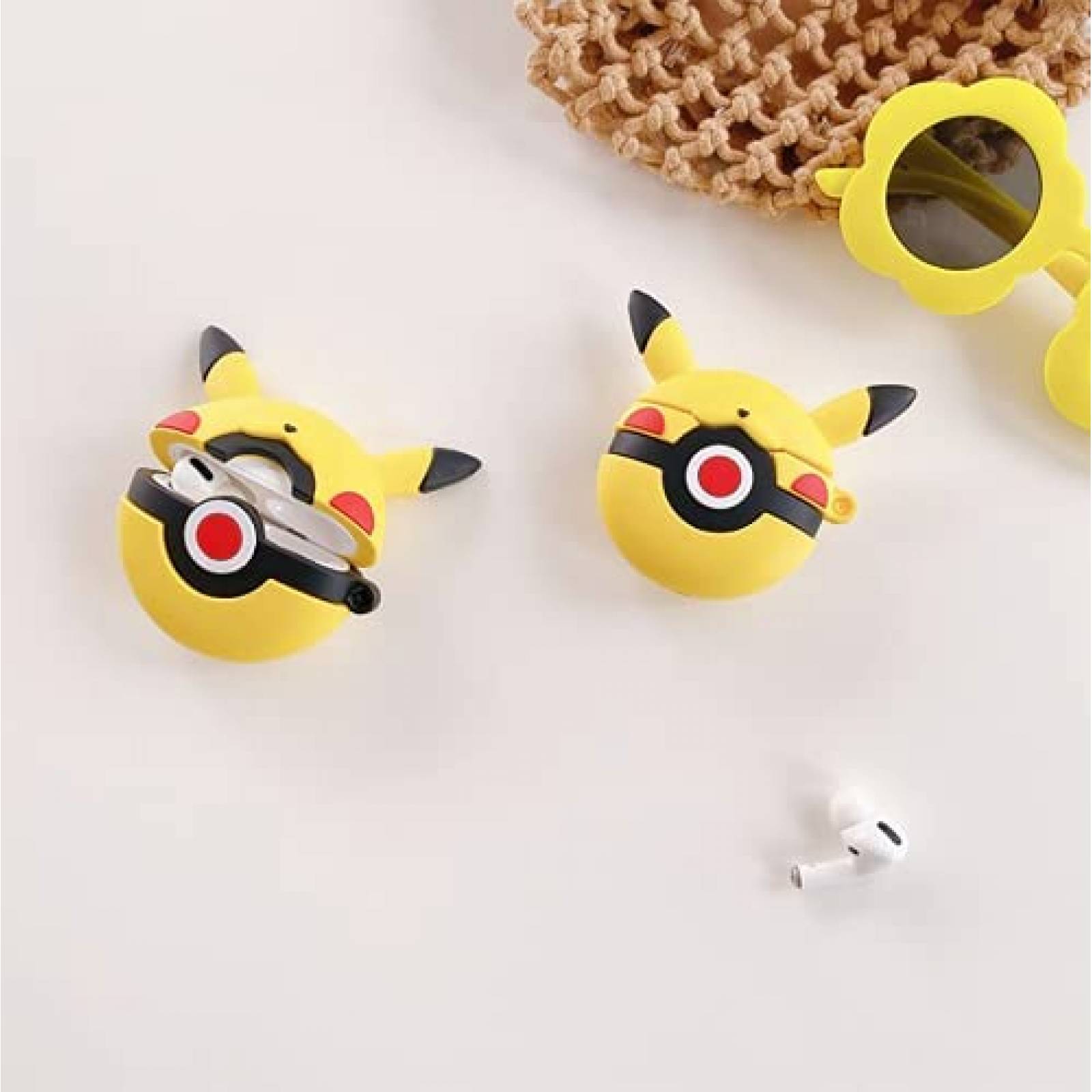 Funda KCY Technology Pikachu Compatible Con Airpod 1 y 2