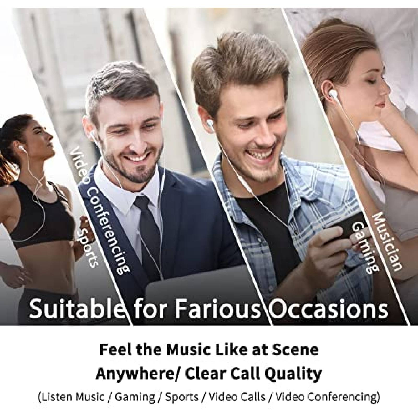 Auriculares Kimwood 3.5mm Cable Con Microfono -Blanco