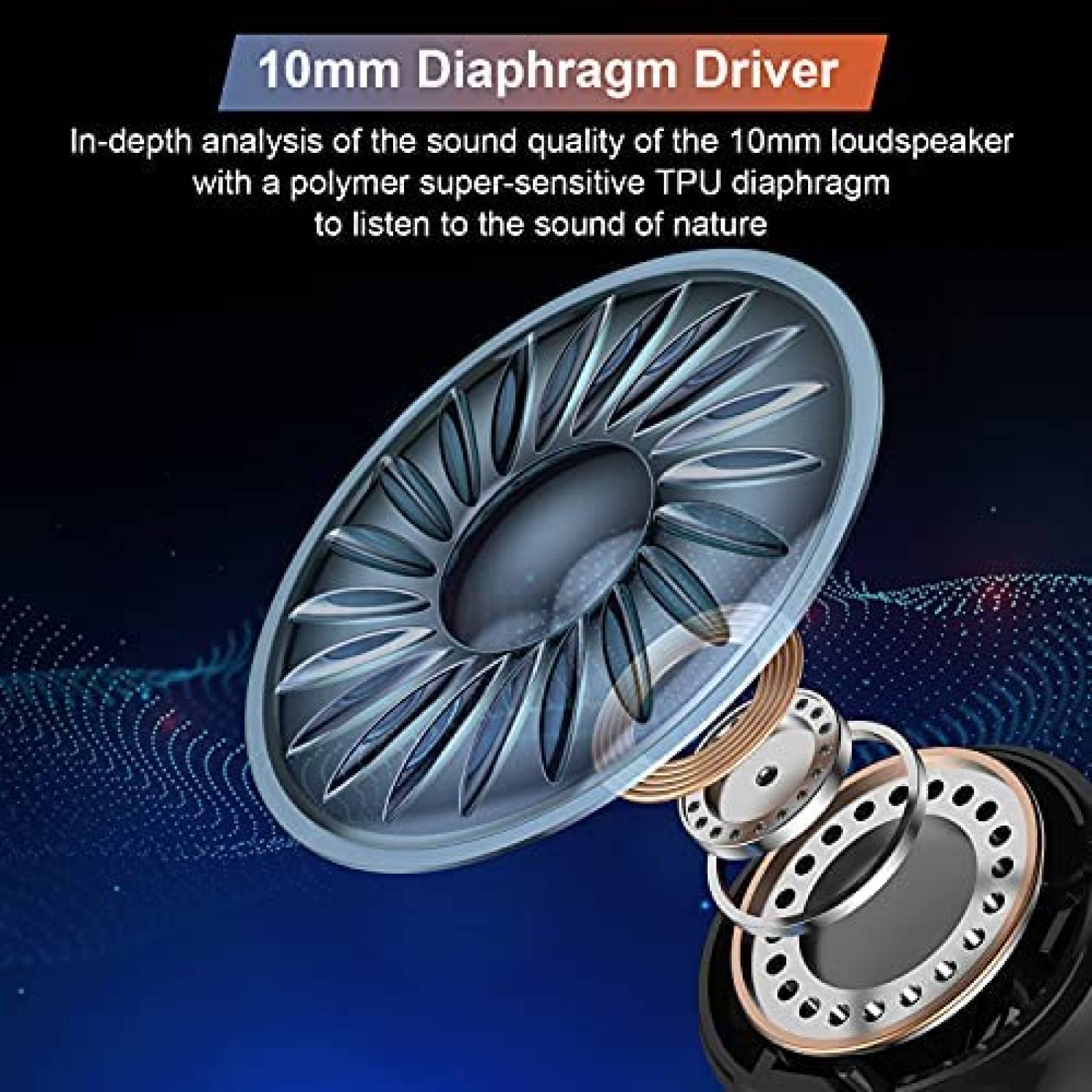 Auriculares Kingstar inalambricos gamer Bluetooth -Negro