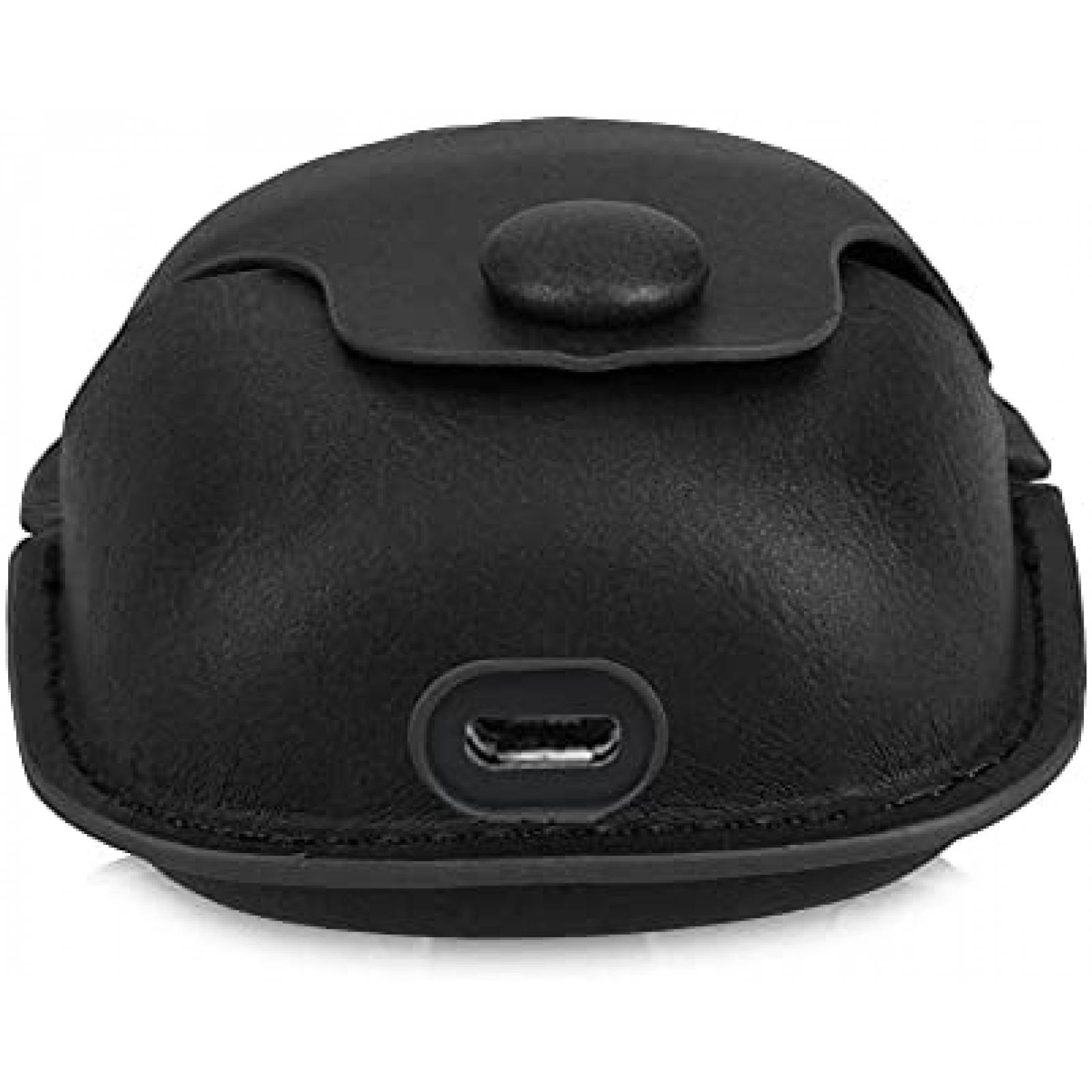 Funda de Piel kwmobile para Audifonos JBL Tune 220TWS -Negro