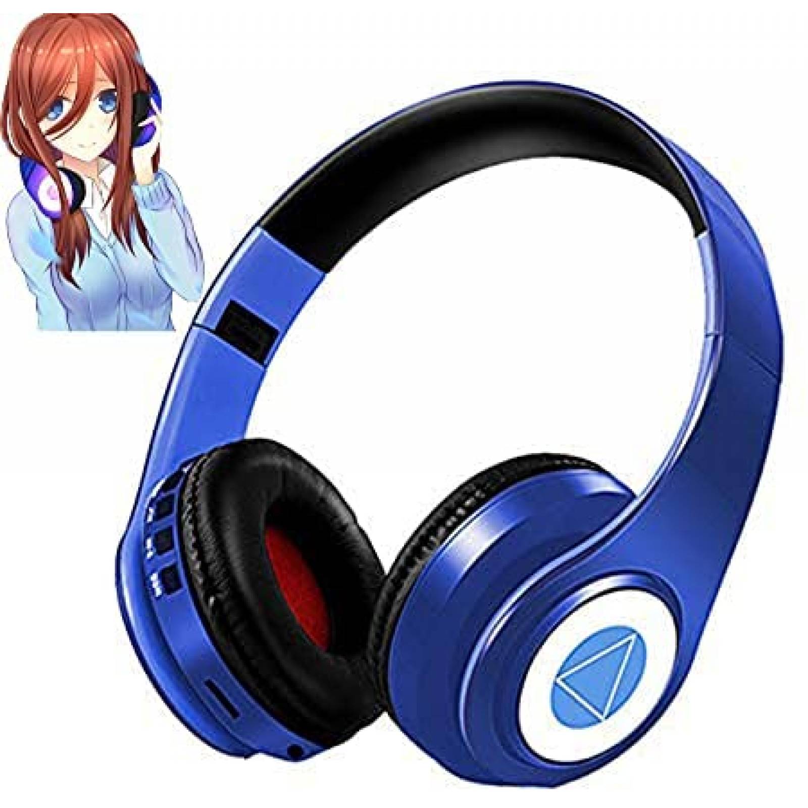 Audifonos de Diadema LFGKeng Nakano Miku Bluetooth -Azul