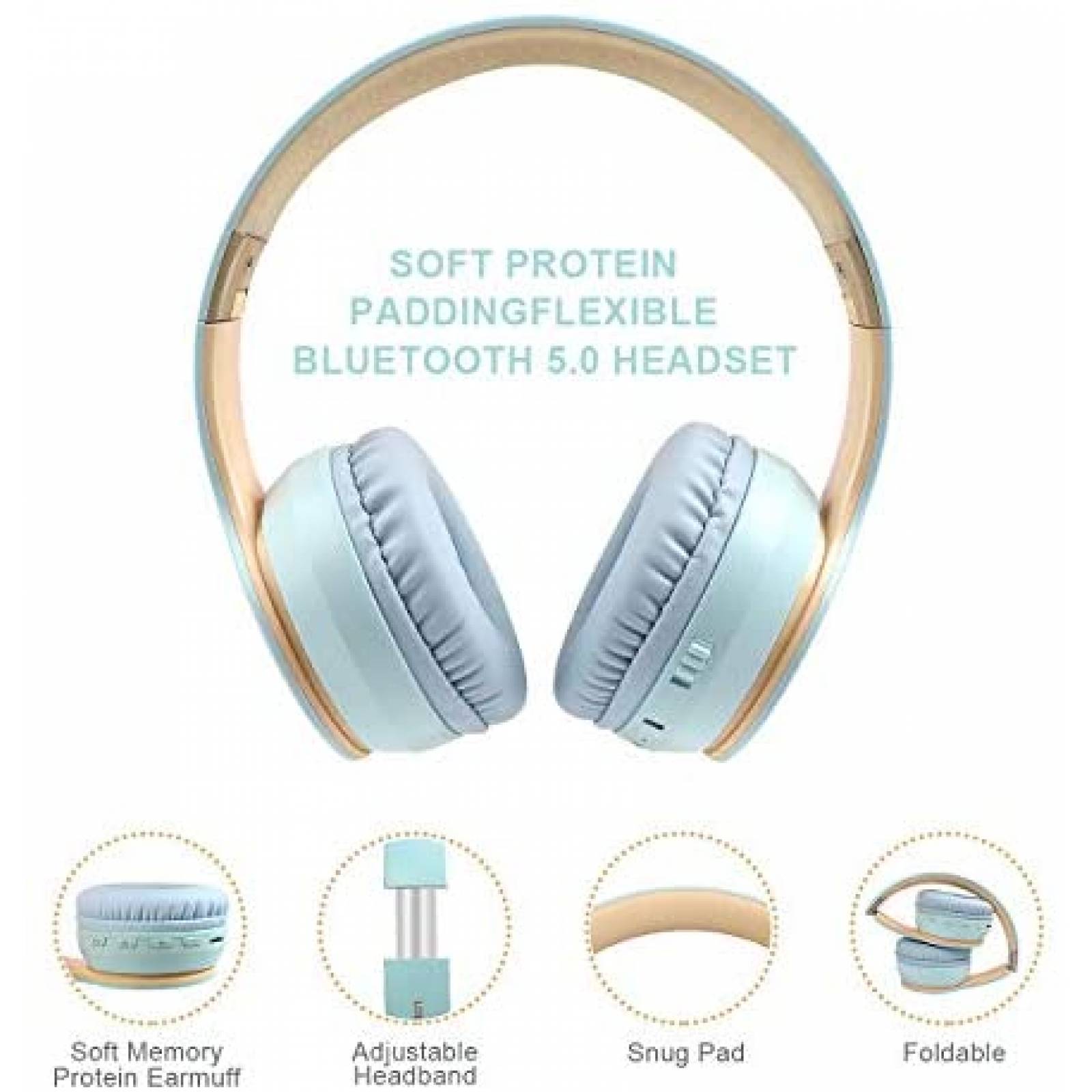 Audifonos LOBKIN Inalambricos Con Cancelacion de Ruido -Azul