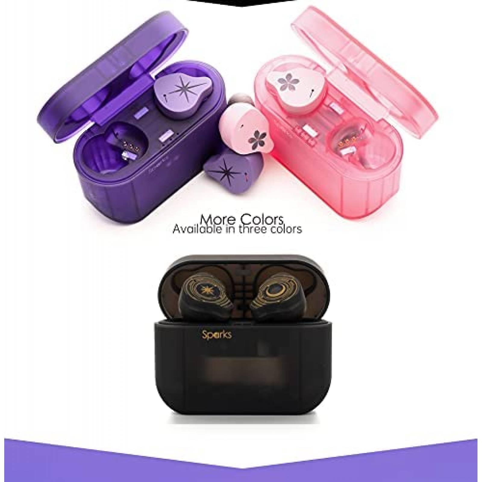 Audifonos inalambricos Moondrop Sparks TWS 5.2 APTX -Negro