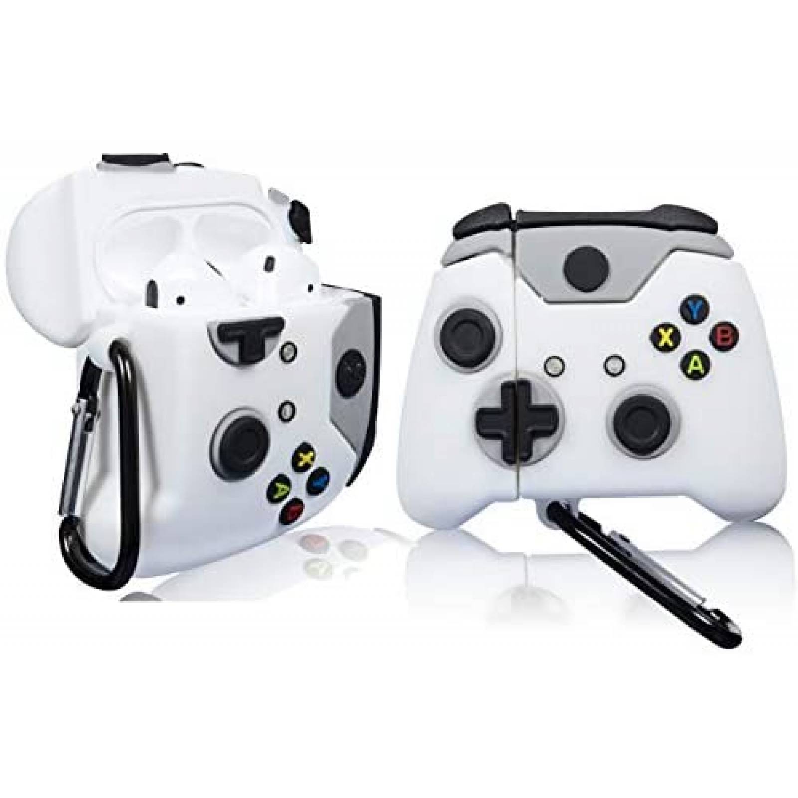 Funda Oqplog Control Compatible Con Airpod 2 y 1 -Blanco