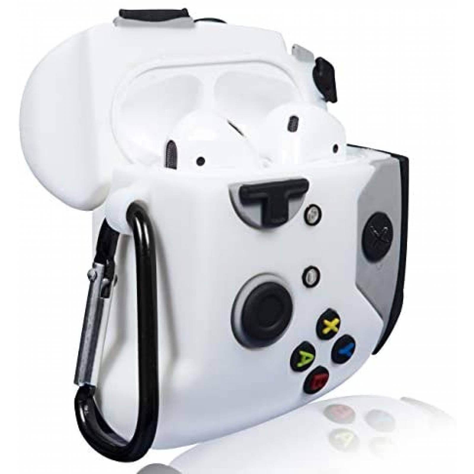 Funda Oqplog Control Compatible Con Airpod 2 y 1 -Blanco