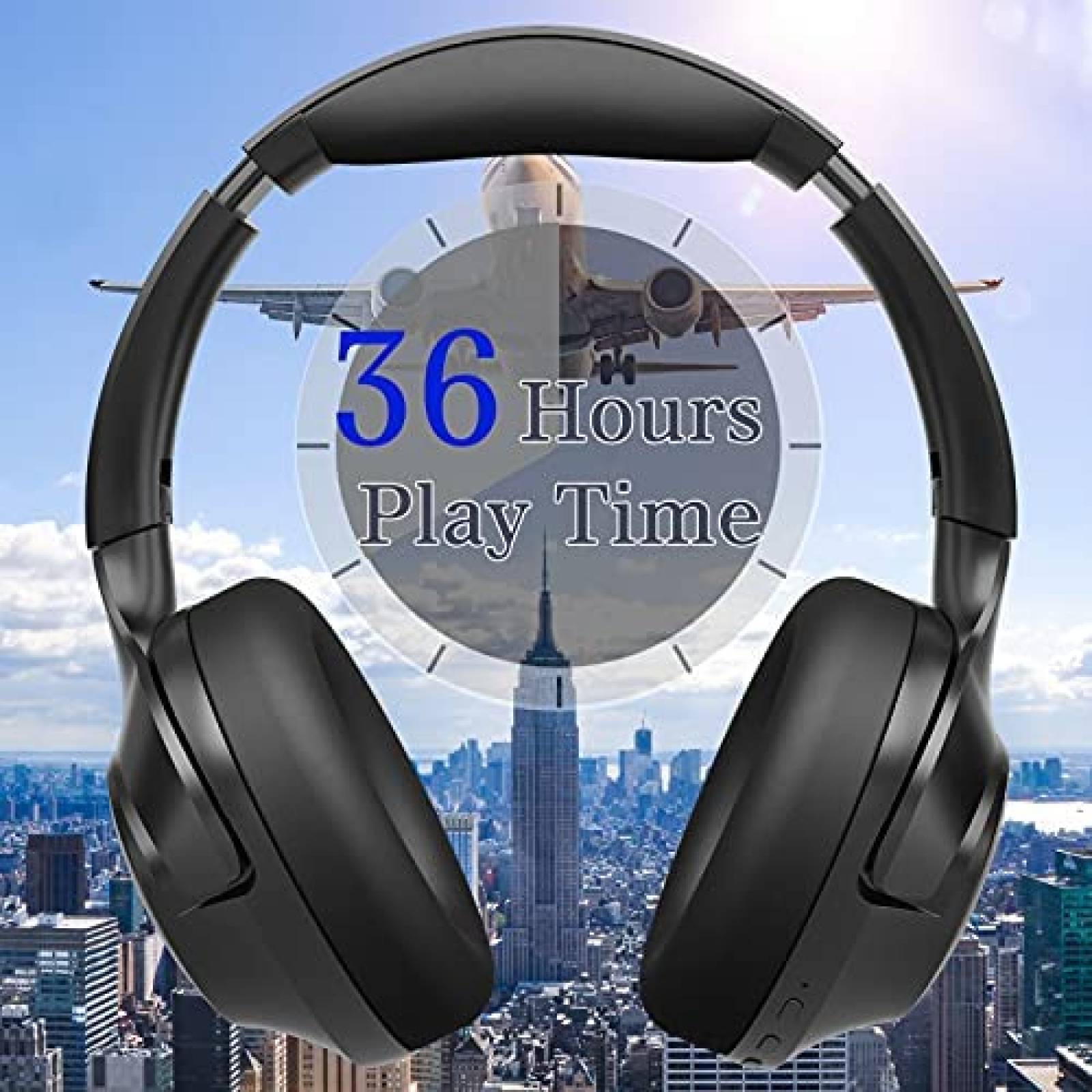 Auriculares inalambricos REETEC Cancelacion Ruido -Negro