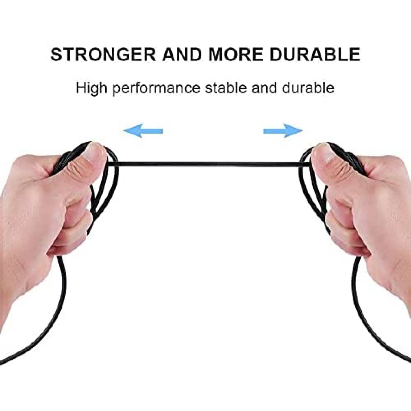 Cable de audio para audifonos A10 SAMERIVER 6FT -Negro