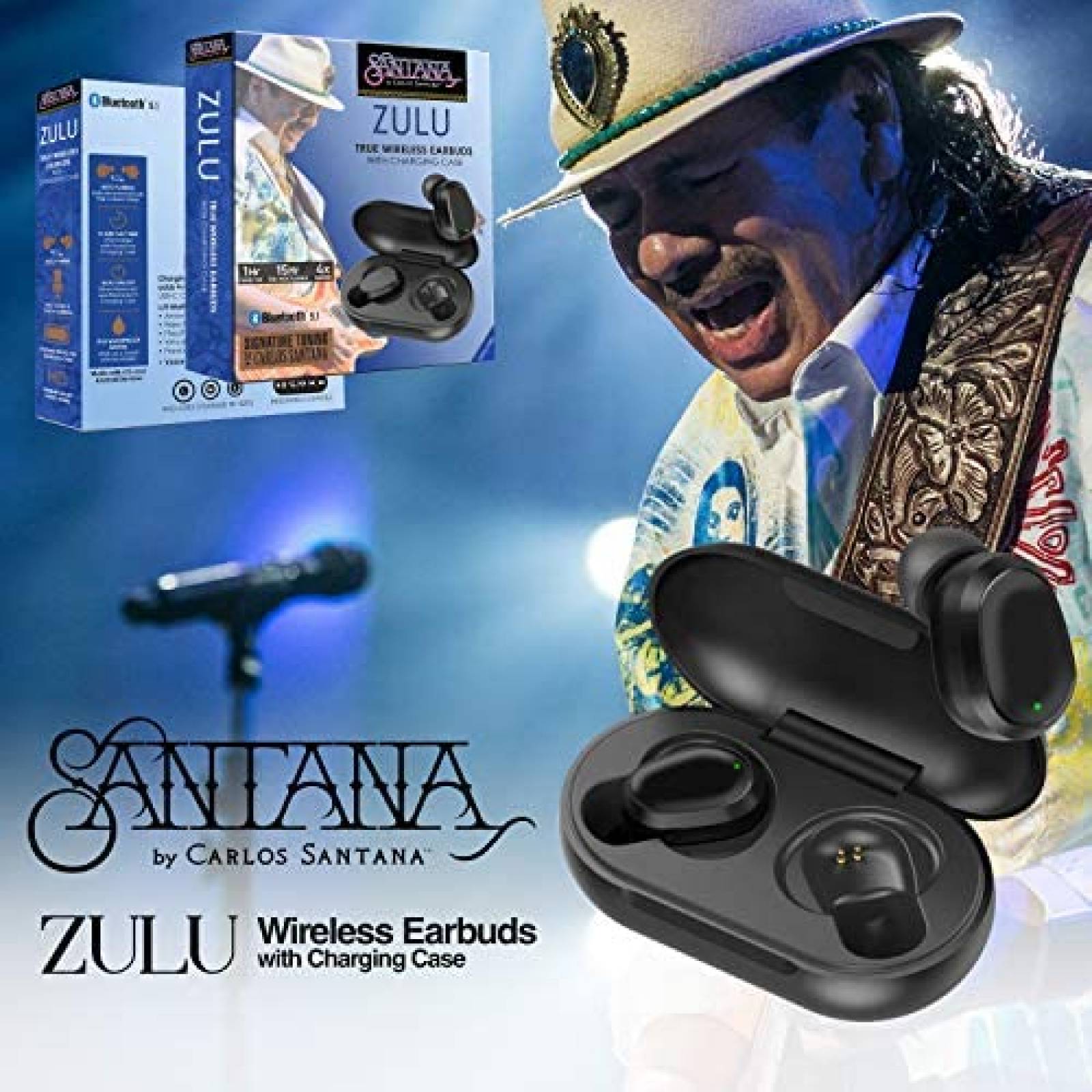 Auriculares SANTANA BY CARLOS SANTANA Bluetooth impermeable