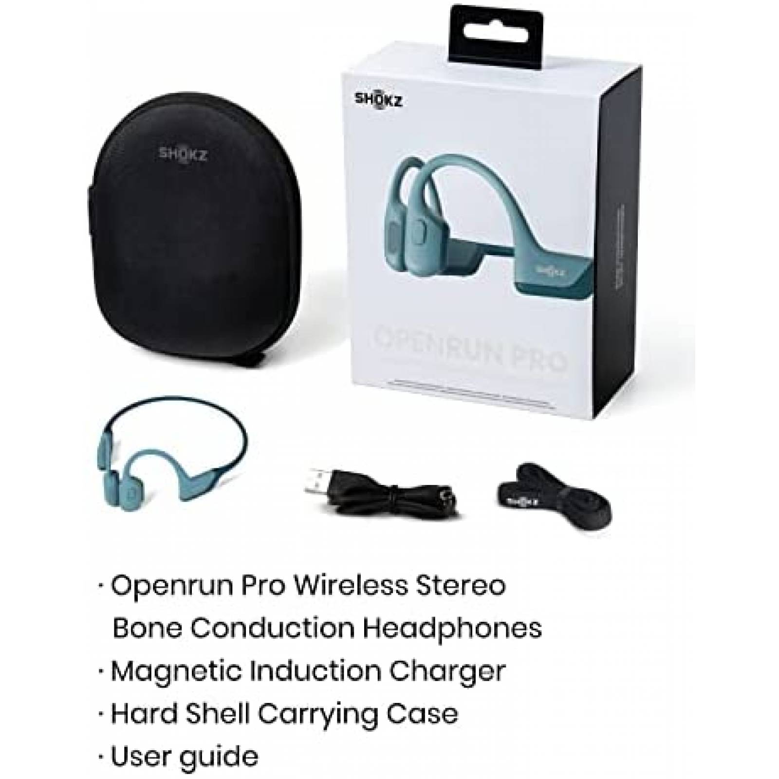 Audifonos Shokz OpenRun Pro Conduccion Hueso -Azul