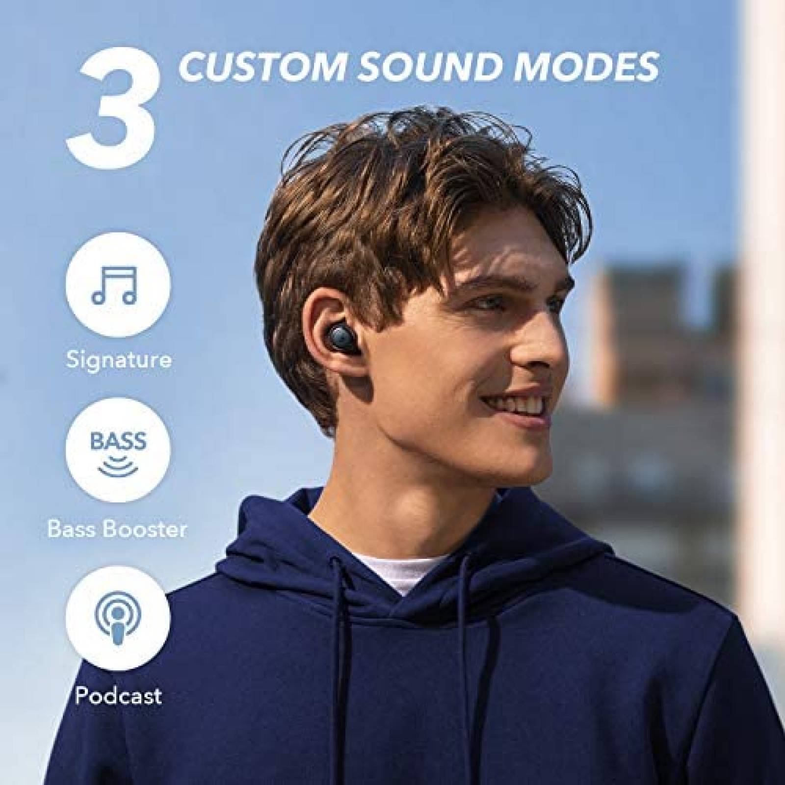 Audifonos Bluetooth Soundcore Life A2 USB C de 35H IPX7