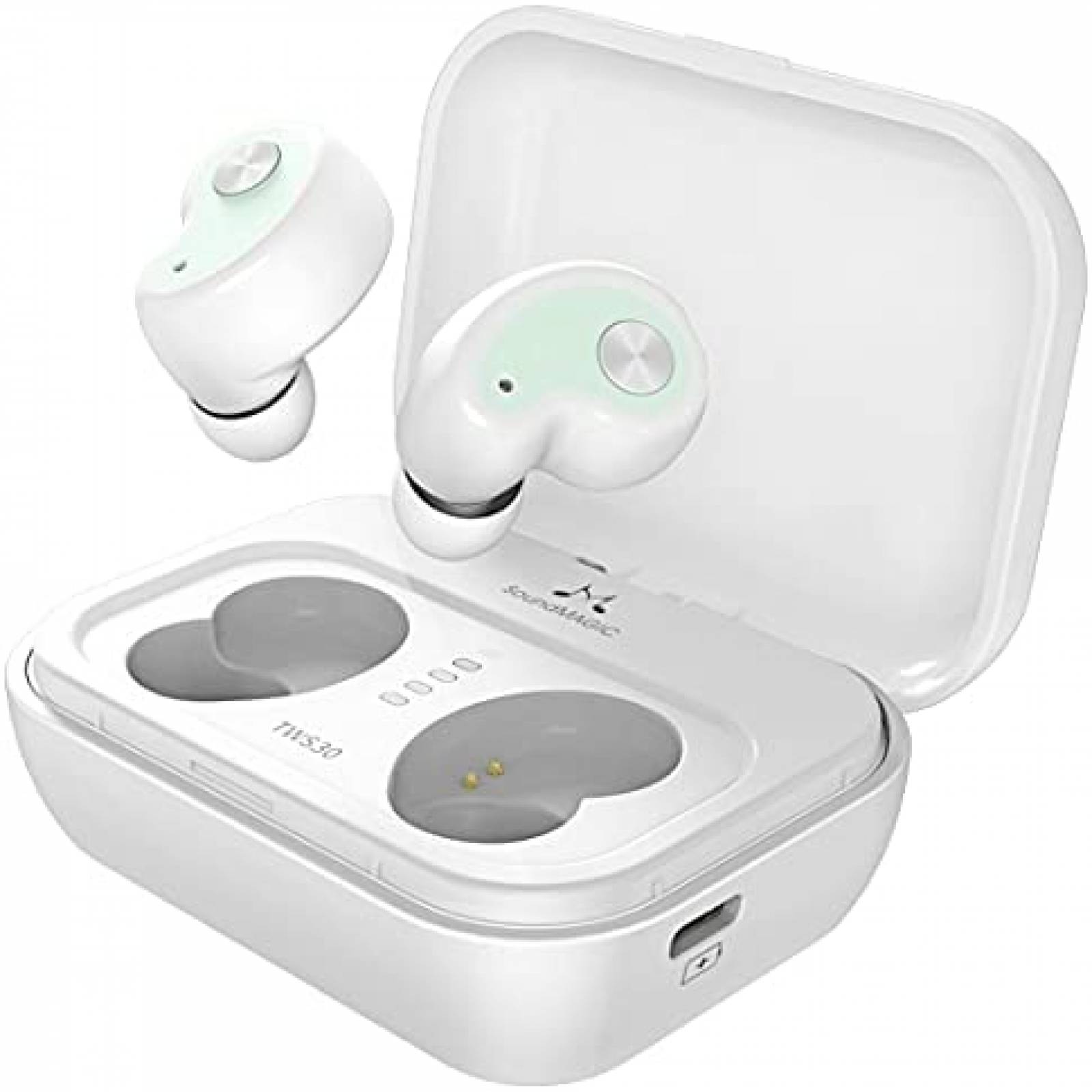 Auriculares SoundMAGIC TWS30 inalambricos estuche de carga