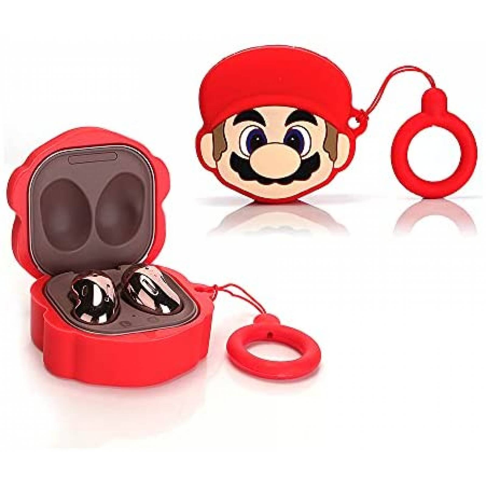 Funda 3D Suublg para Galaxy Buds Live/Pro -Mario Bros