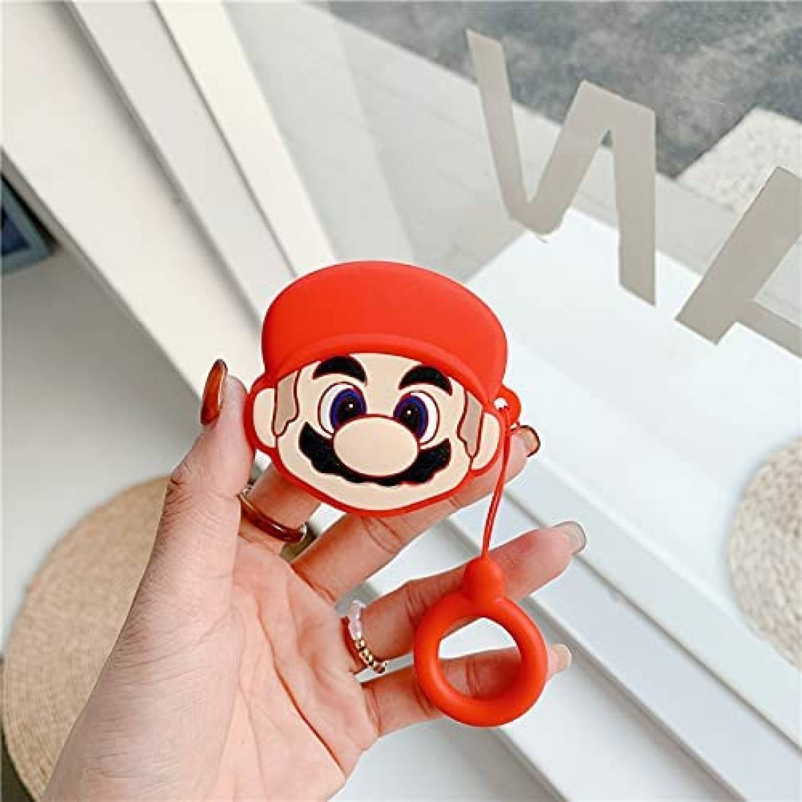 Funda 3D Suublg para Galaxy Buds Live/Pro -Mario Bros