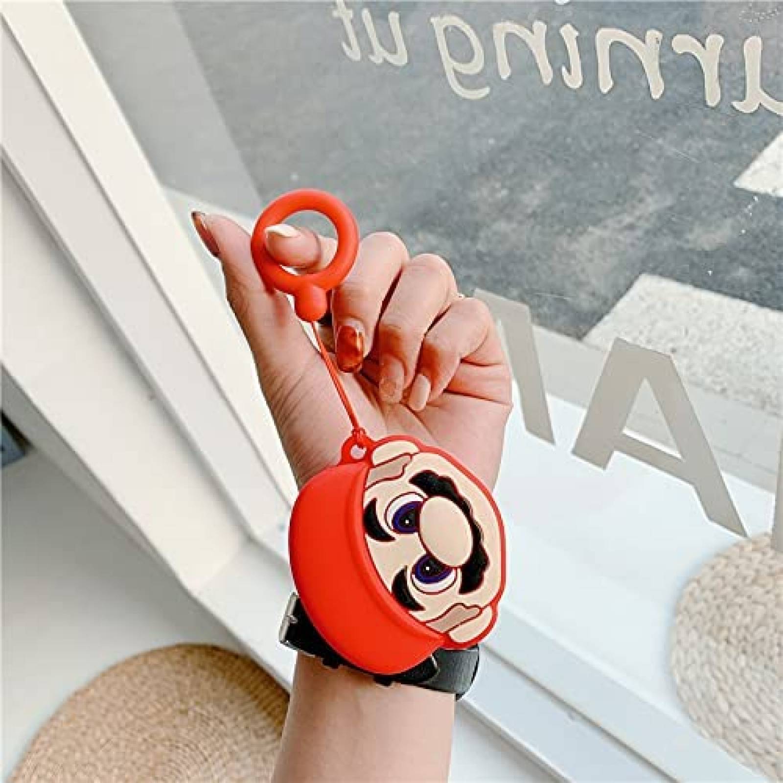 Funda 3D Suublg para Galaxy Buds Live/Pro -Mario Bros